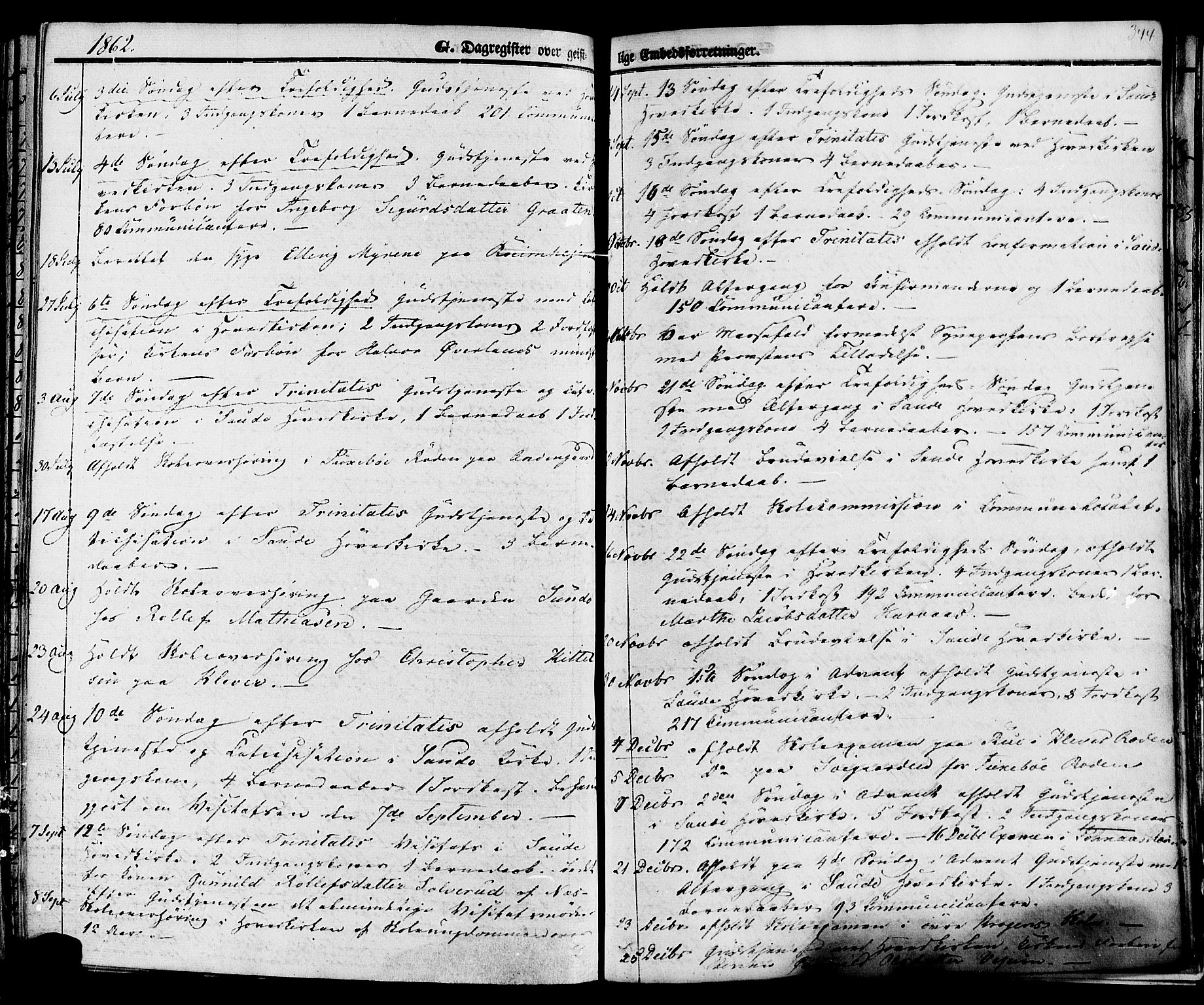 Sauherad kirkebøker, AV/SAKO-A-298/F/Fa/L0007: Parish register (official) no. I 7, 1851-1873, p. 344