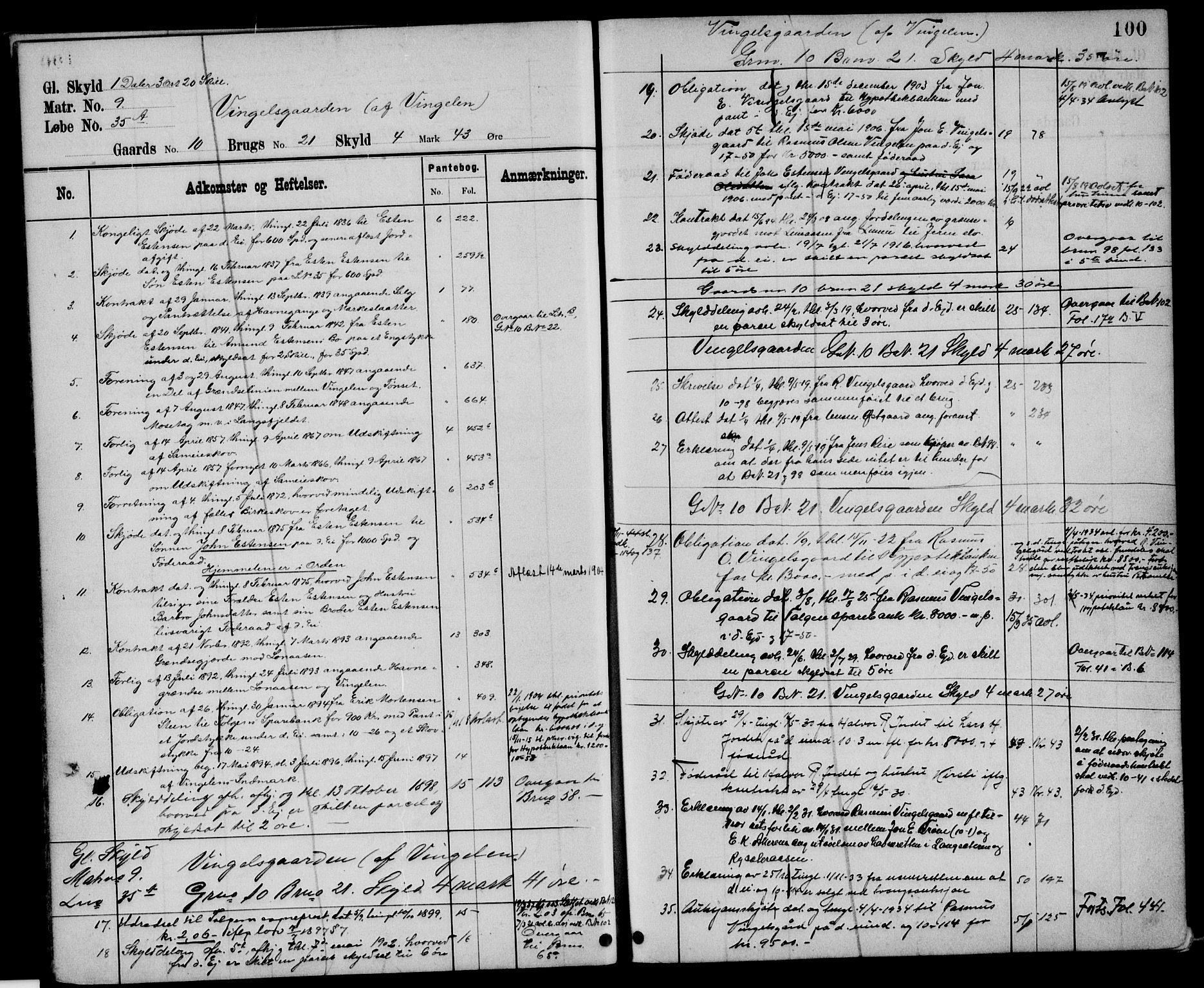 Nord-Østerdal tingrett, AV/SAH-TING-020/H/Ha/Hah/L0048: Mortgage register no. 1, 1897, p. 100