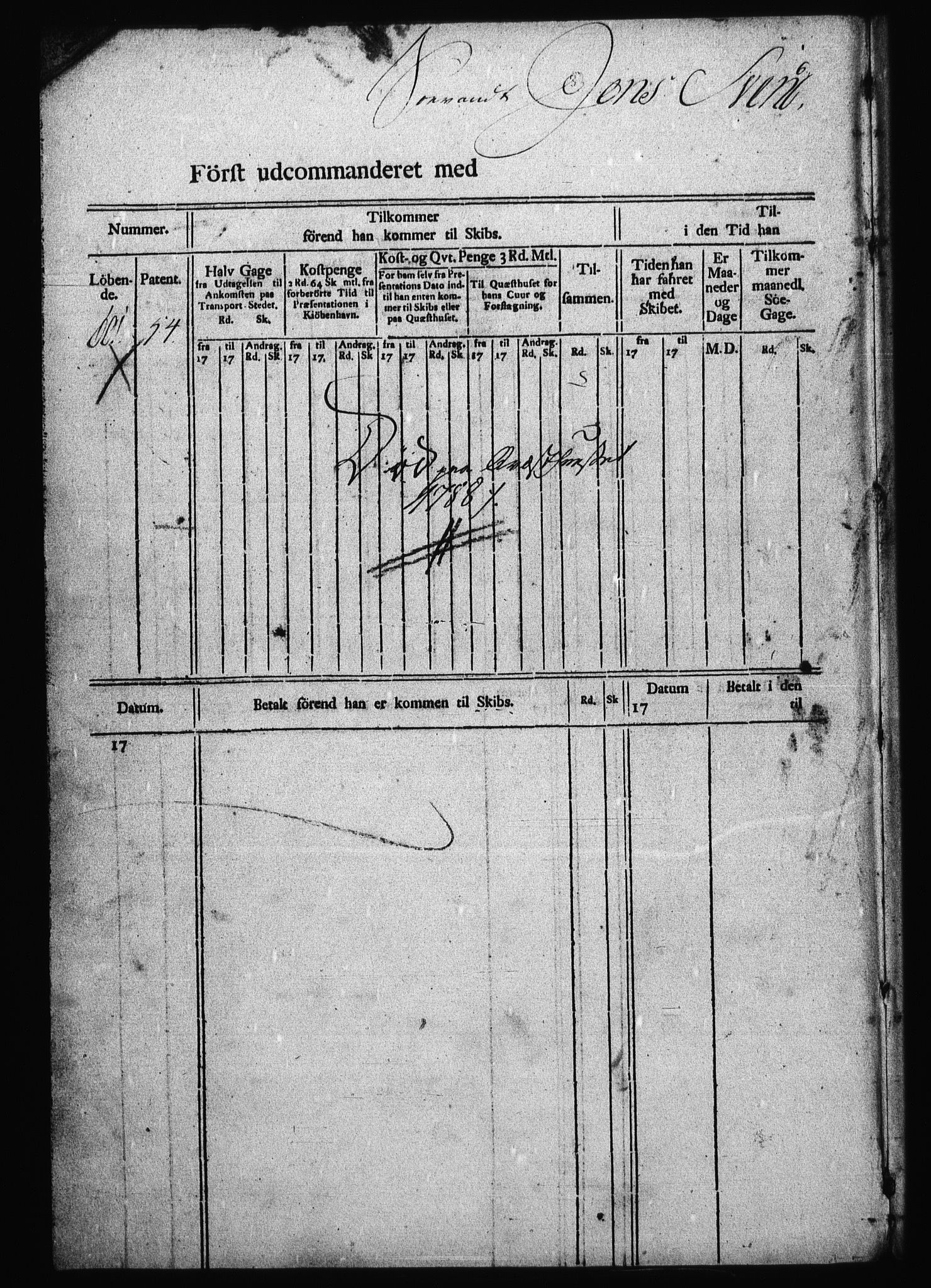 Sjøetaten, AV/RA-EA-3110/F/L0004: Akershus stift, bind 4, 1789