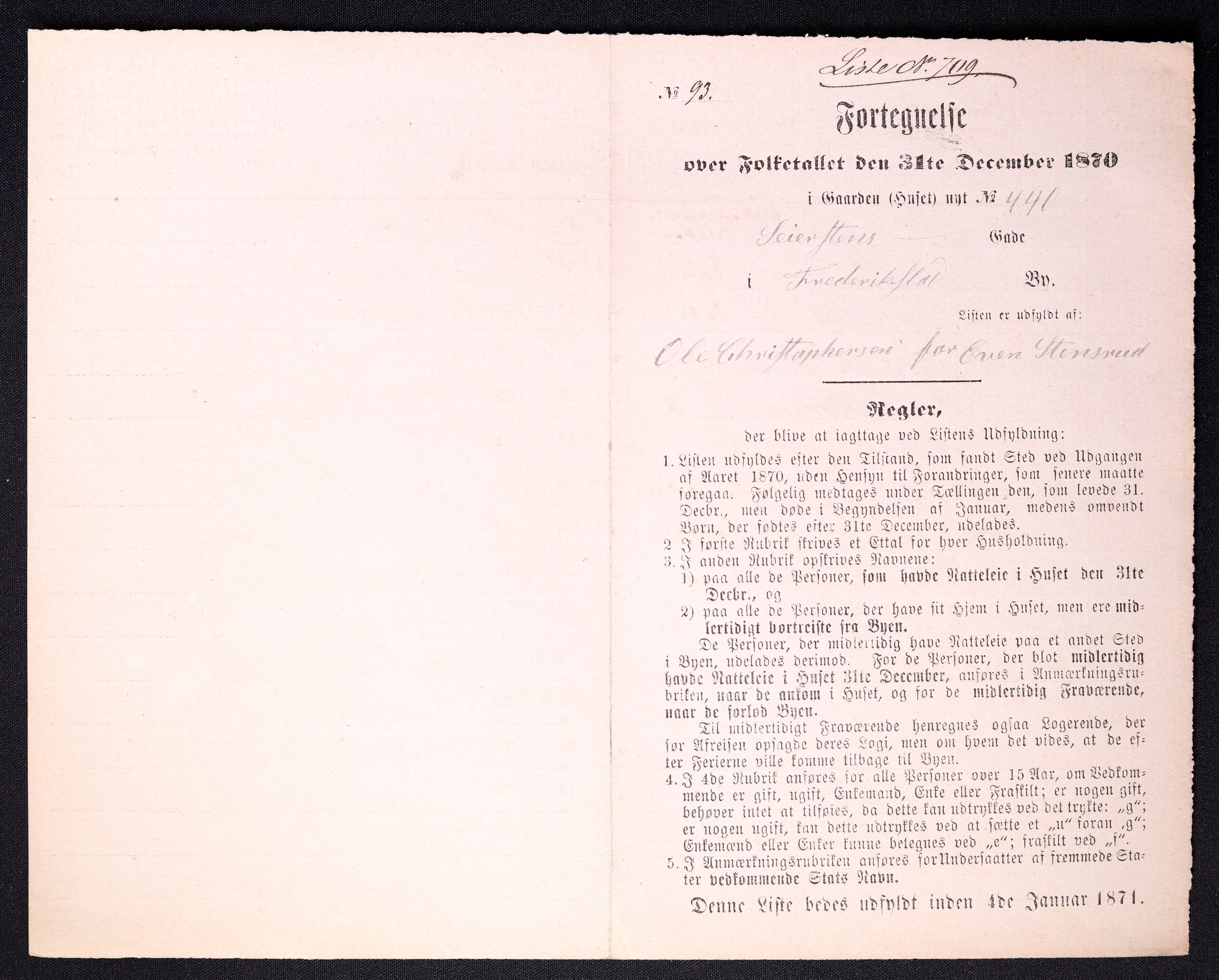 RA, 1870 census for 0103 Fredrikstad, 1870, p. 1419