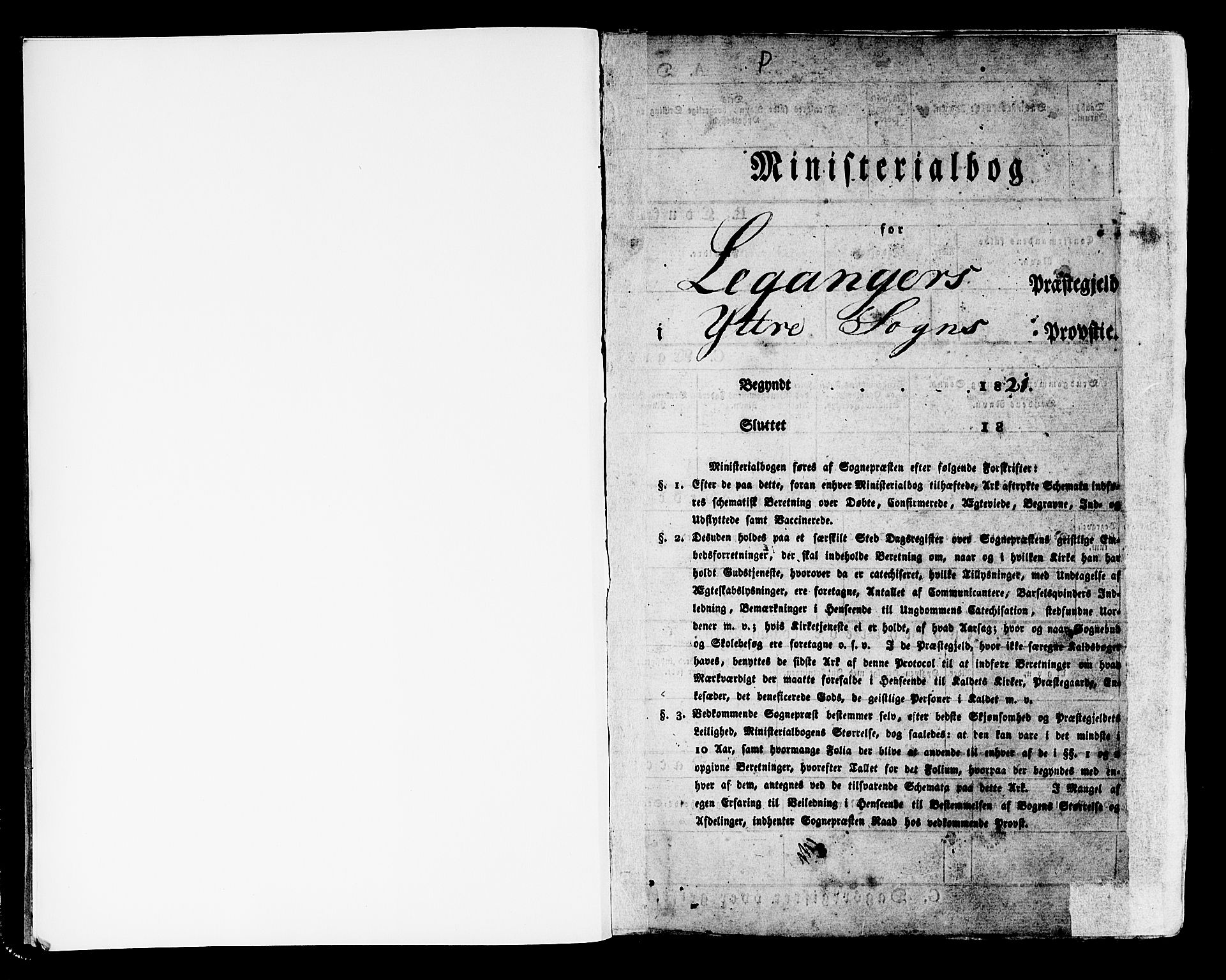 Leikanger sokneprestembete, SAB/A-81001: Parish register (official) no. A 6, 1810-1838