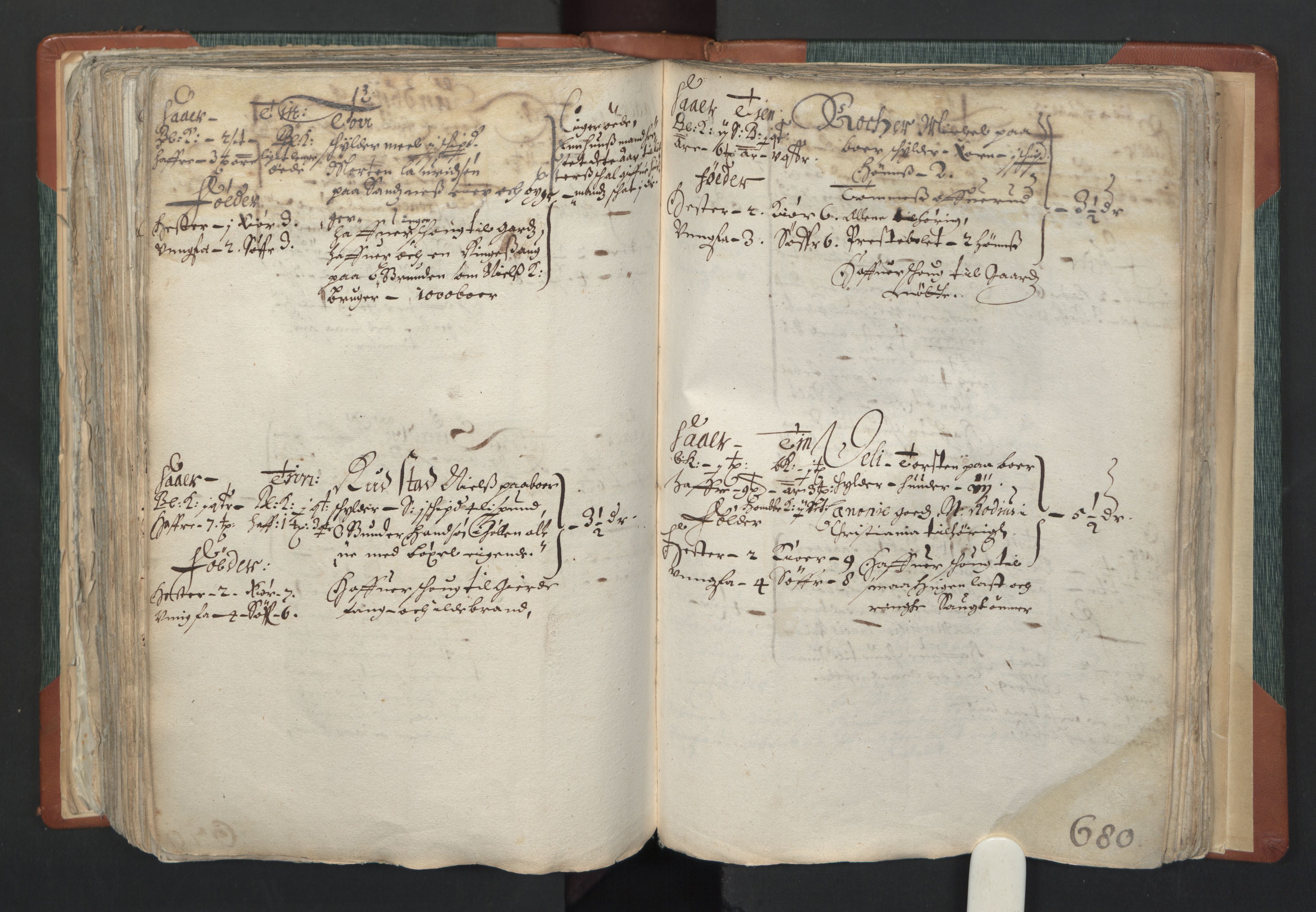 Rentekammeret inntil 1814, Realistisk ordnet avdeling, AV/RA-EA-4070/L/L0005: Kristiania lagdømme. Alminnelig jordebok med skatteligning for Marker og Follo len., 1661, p. 679b-680a