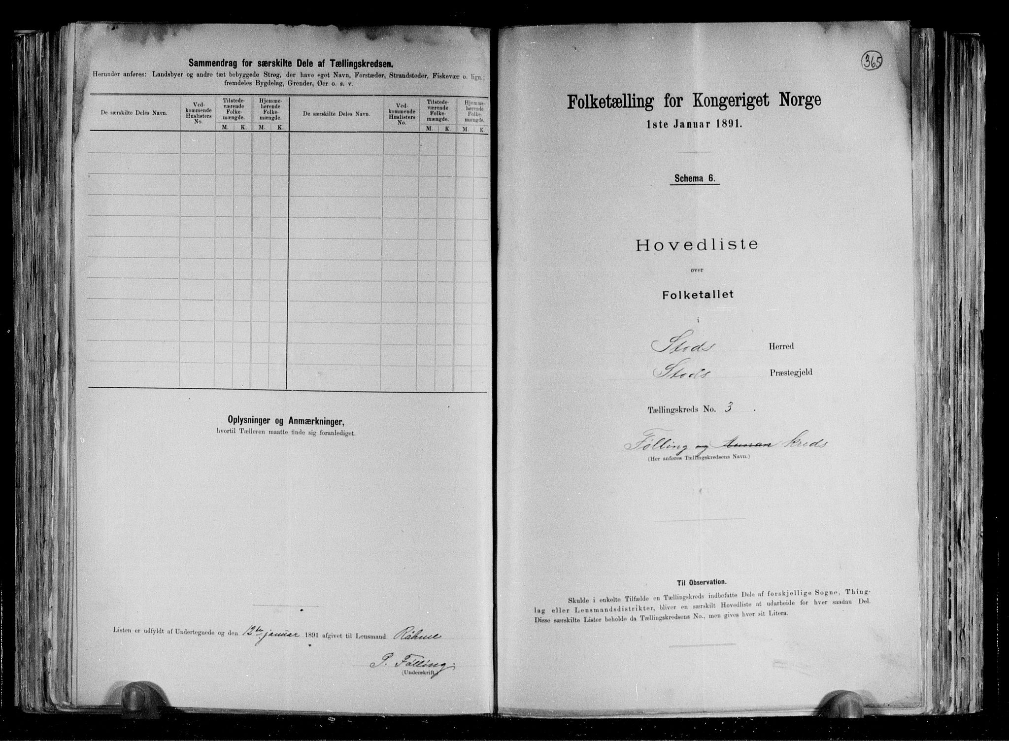 RA, 1891 census for 1734 Stod, 1891, p. 14