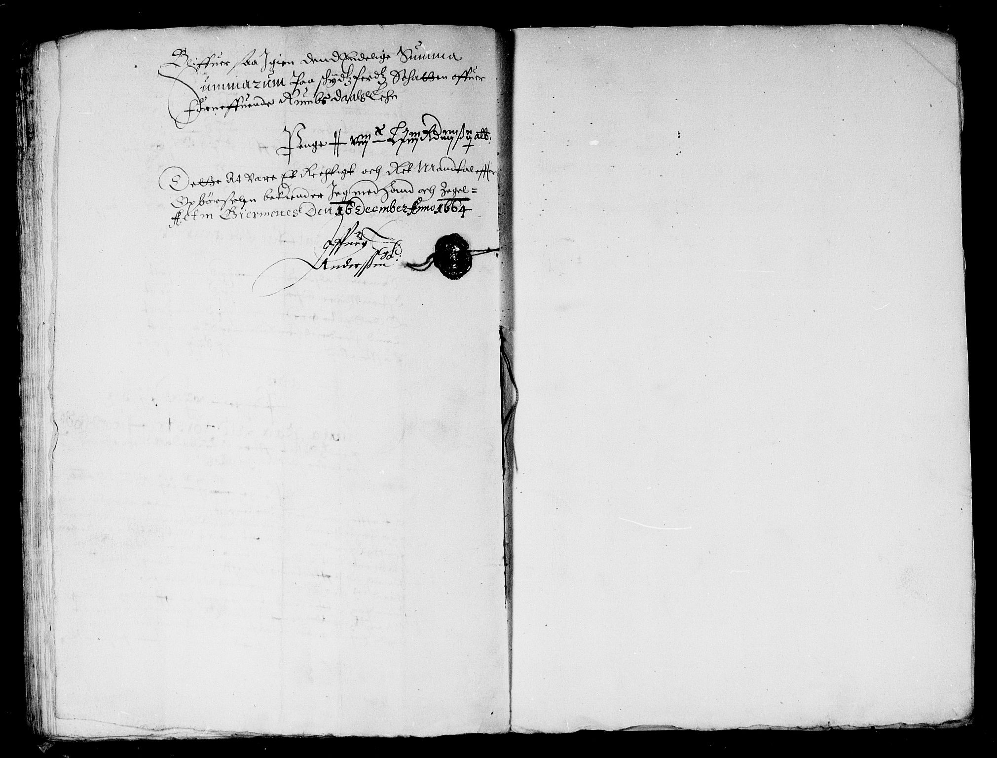 Rentekammeret inntil 1814, Reviderte regnskaper, Stiftamtstueregnskaper, Trondheim stiftamt og Nordland amt, AV/RA-EA-6044/R/Rd/L0011: Trondheim stiftamt, 1664