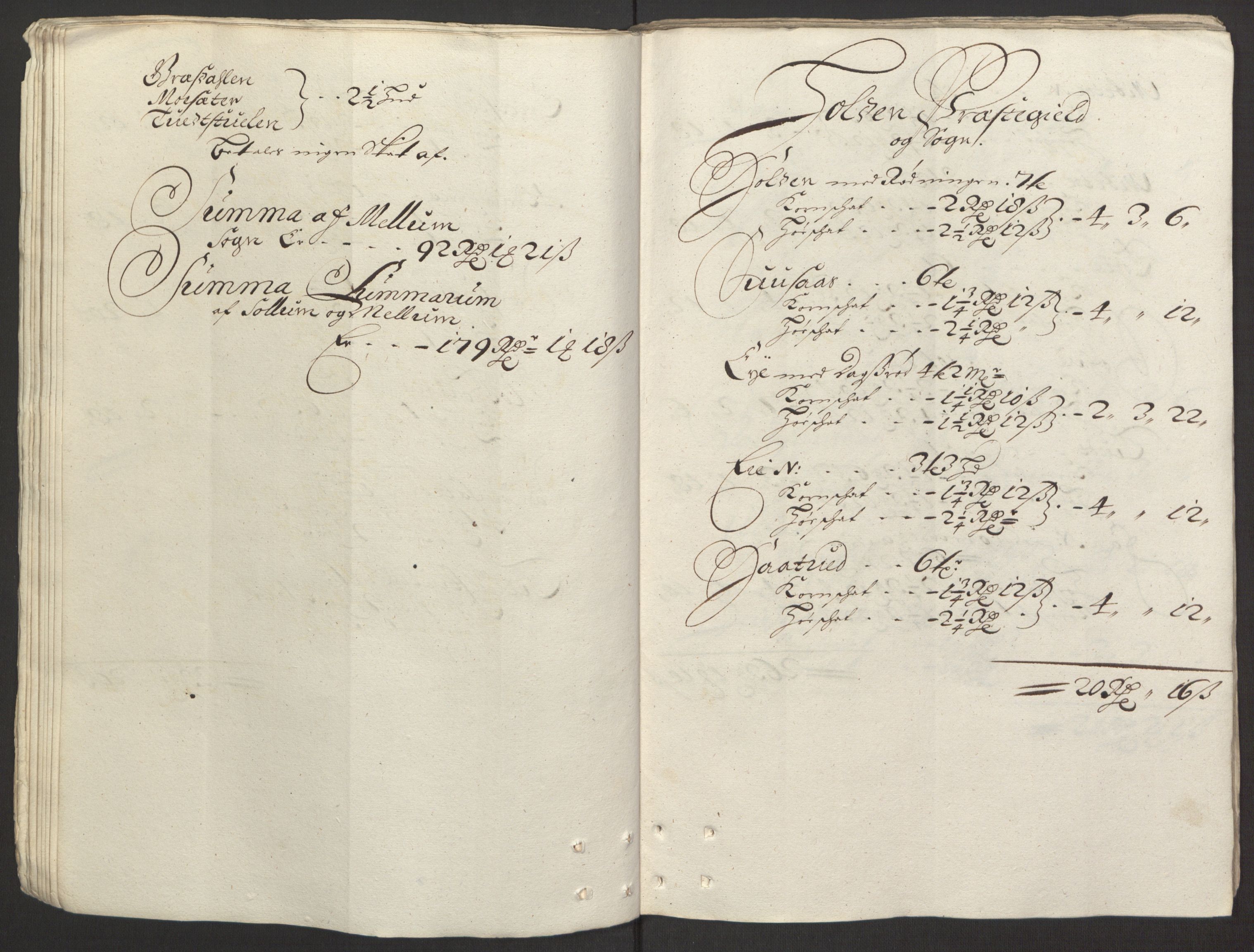 Rentekammeret inntil 1814, Reviderte regnskaper, Fogderegnskap, AV/RA-EA-4092/R35/L2072: Fogderegnskap Øvre og Nedre Telemark, 1679, p. 185