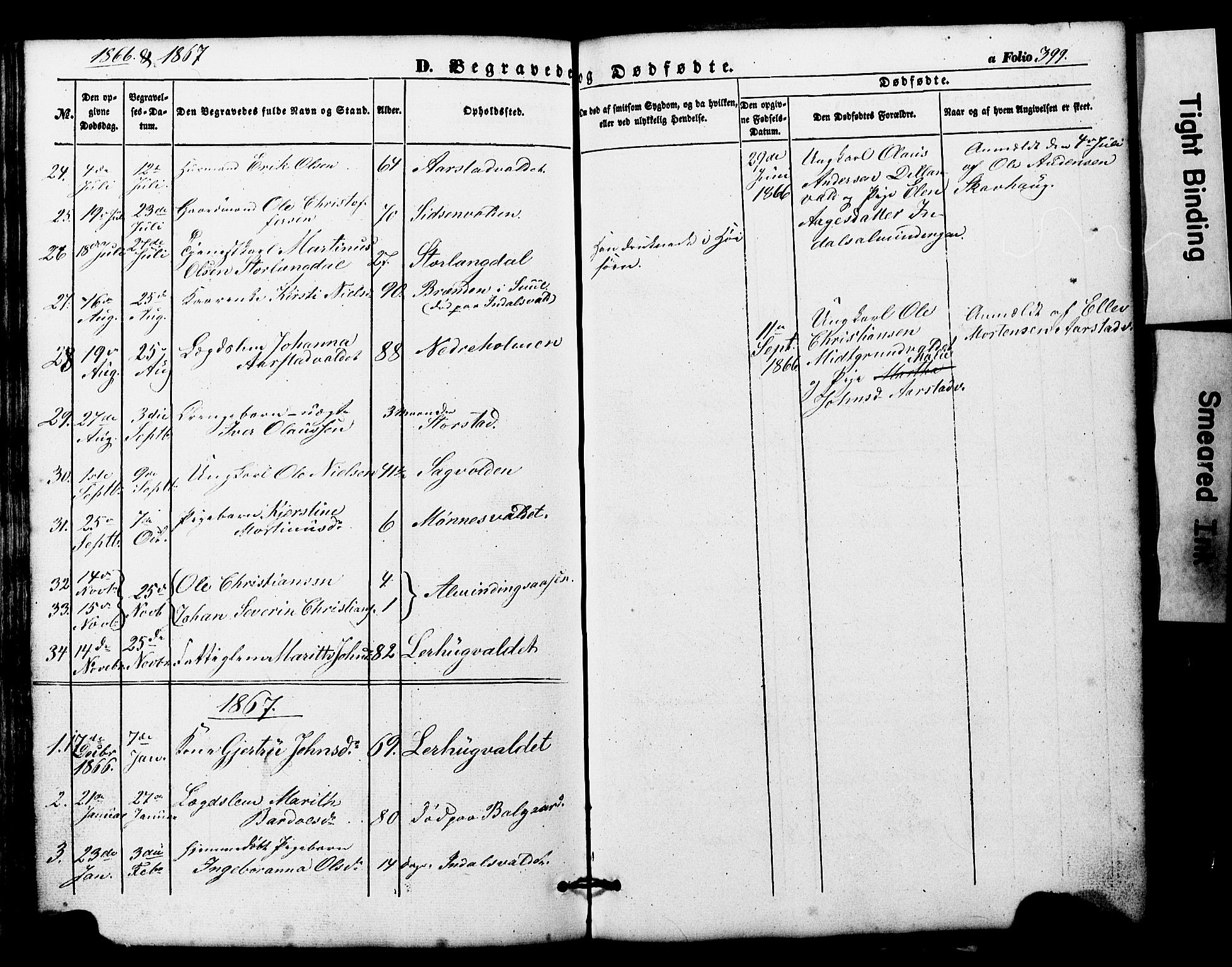 Ministerialprotokoller, klokkerbøker og fødselsregistre - Nord-Trøndelag, SAT/A-1458/724/L0268: Parish register (copy) no. 724C04, 1846-1878, p. 399