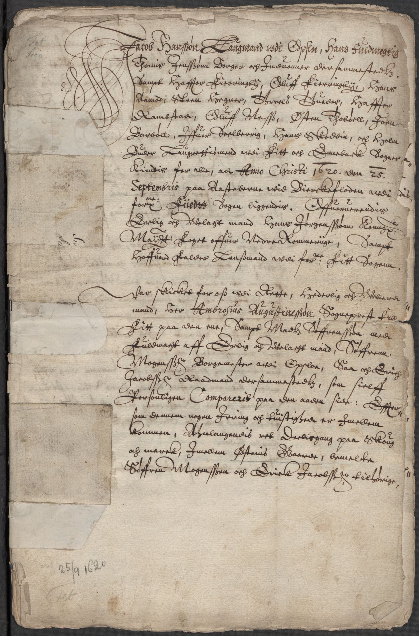 Riksarkivets diplomsamling, AV/RA-EA-5965/F15/L0009: Prestearkiv - Akershus, 1620-1738, p. 28