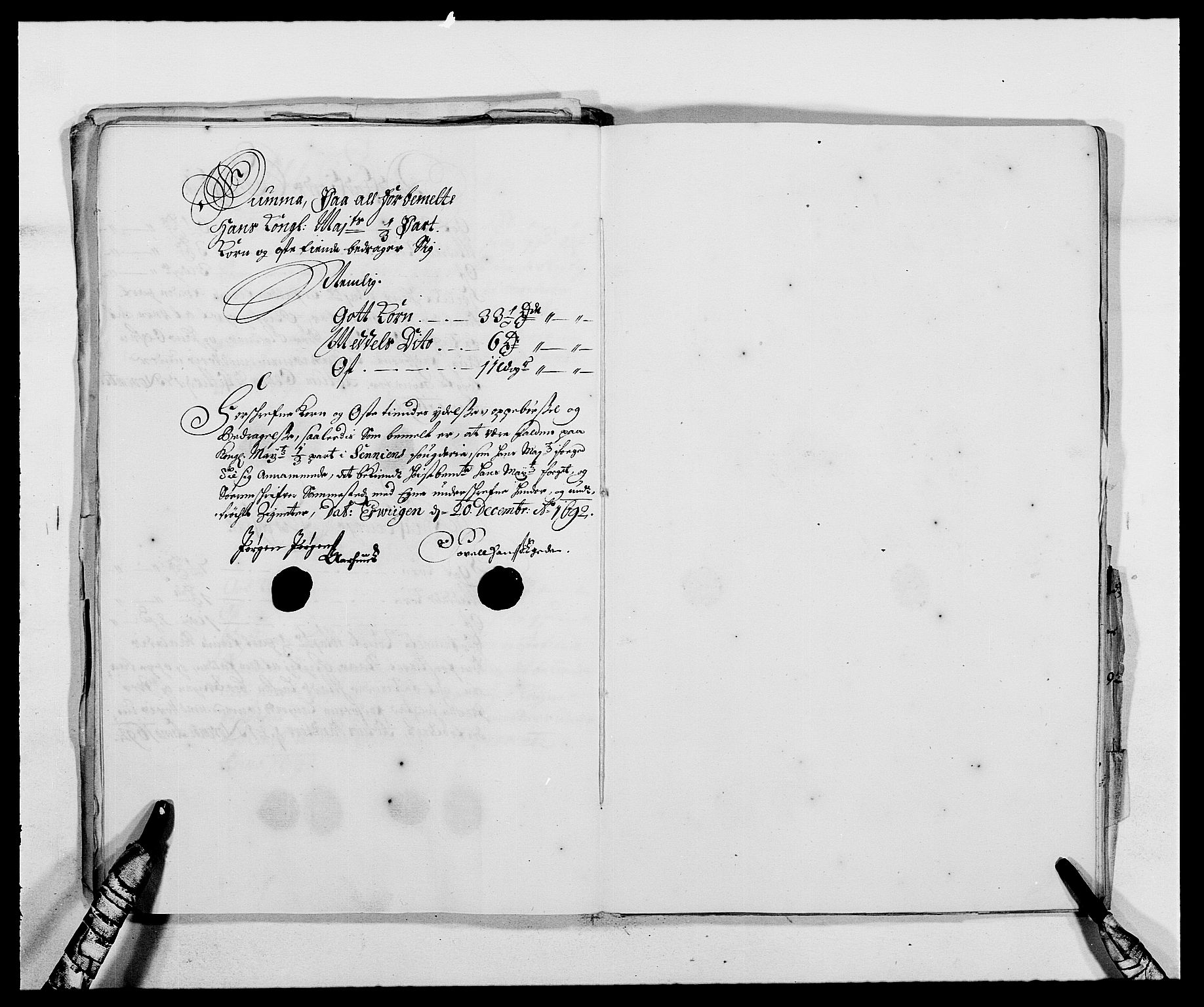 Rentekammeret inntil 1814, Reviderte regnskaper, Fogderegnskap, RA/EA-4092/R68/L4752: Fogderegnskap Senja og Troms, 1691-1693, p. 247