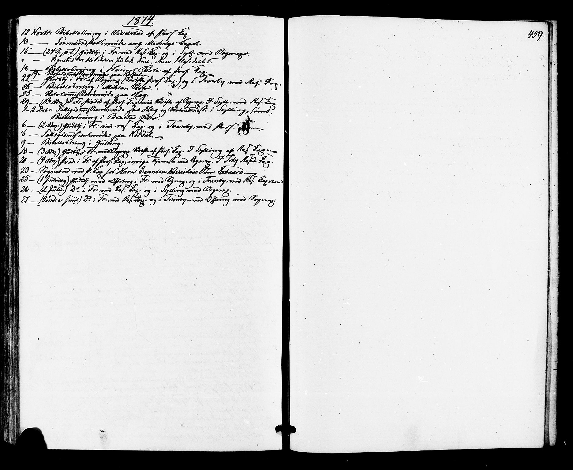 Lier kirkebøker, SAKO/A-230/F/Fa/L0013: Parish register (official) no. I 13, 1865-1874, p. 459