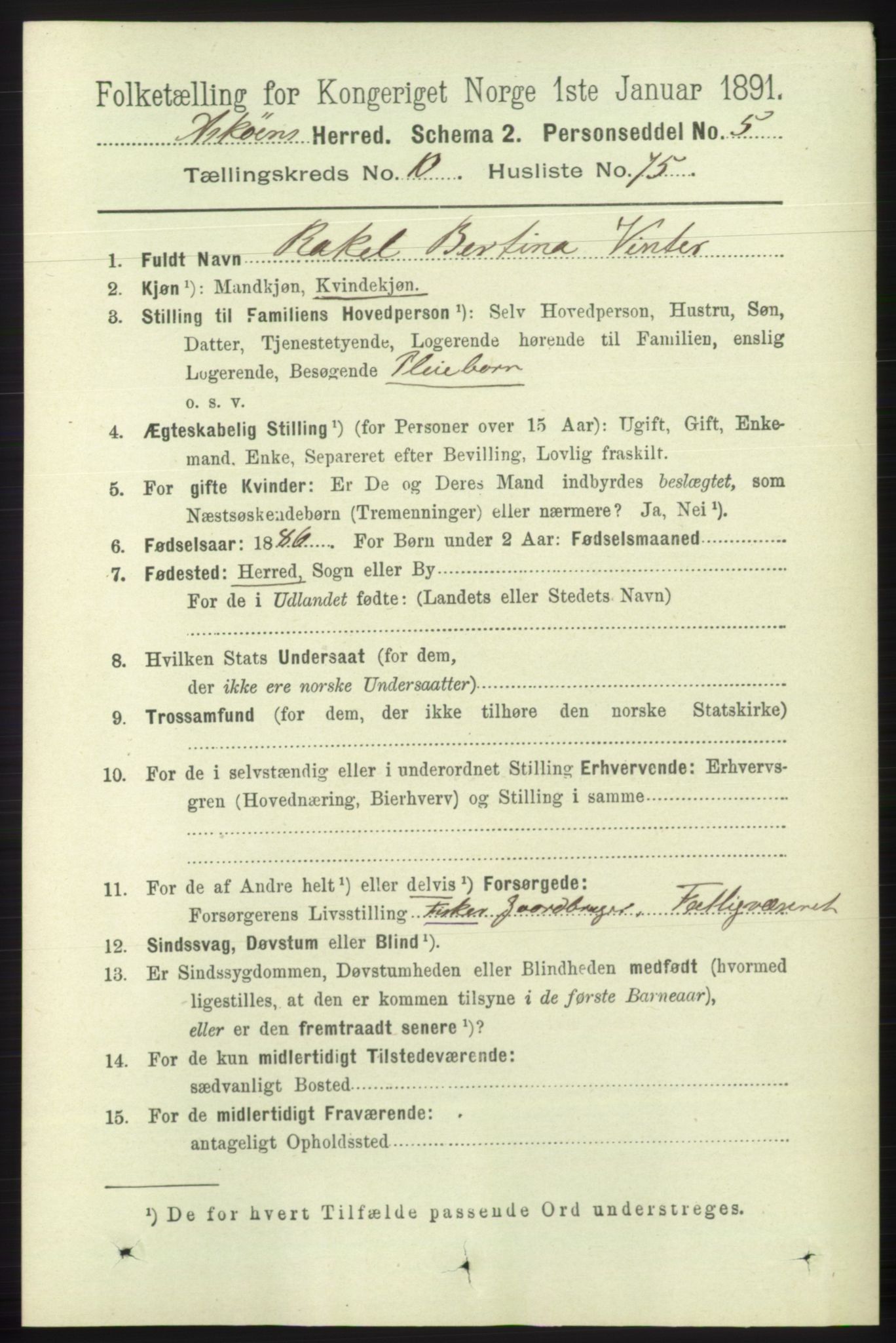 RA, 1891 census for 1247 Askøy, 1891, p. 6815