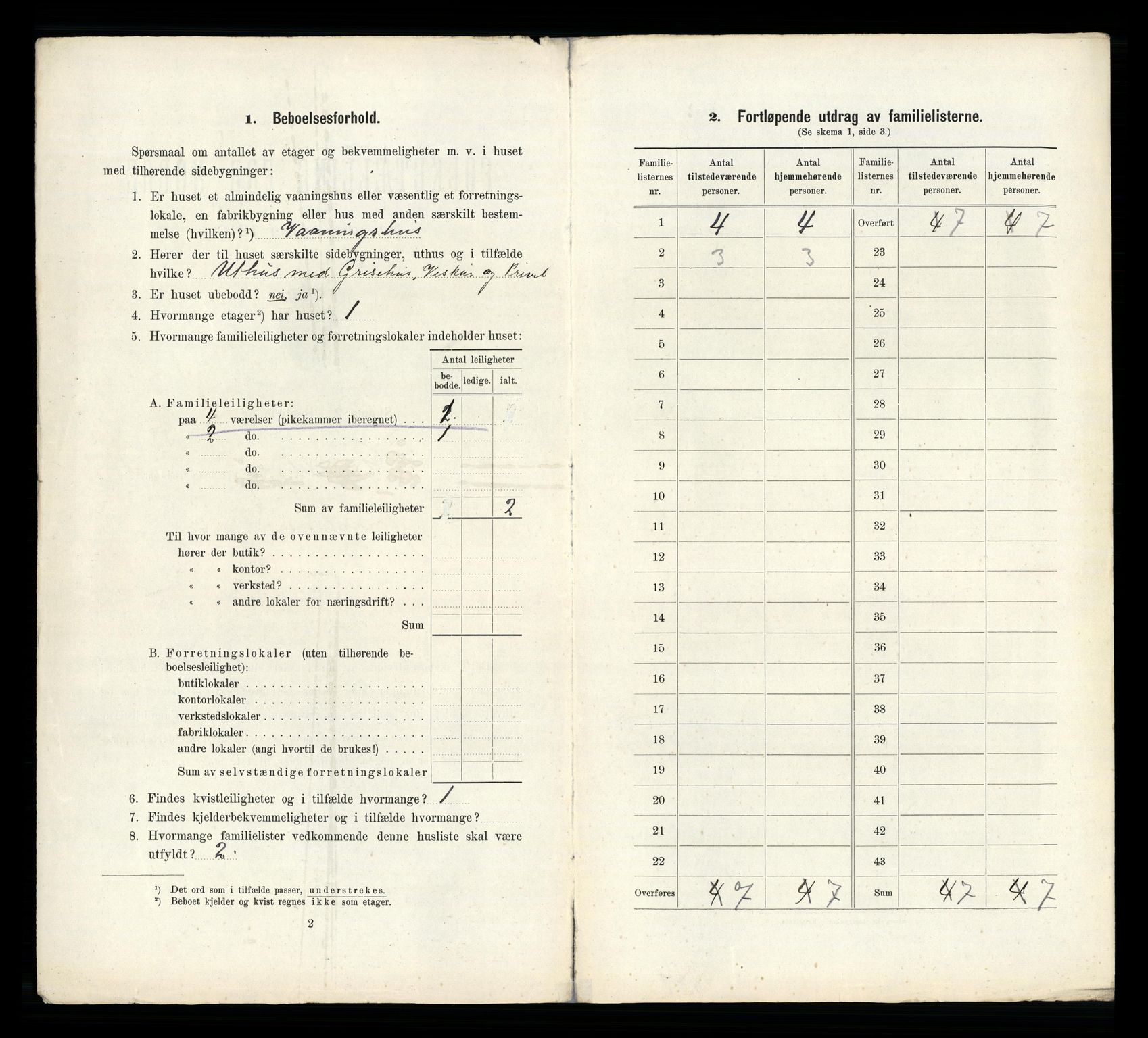 RA, 1910 census for Larvik, 1910, p. 4392