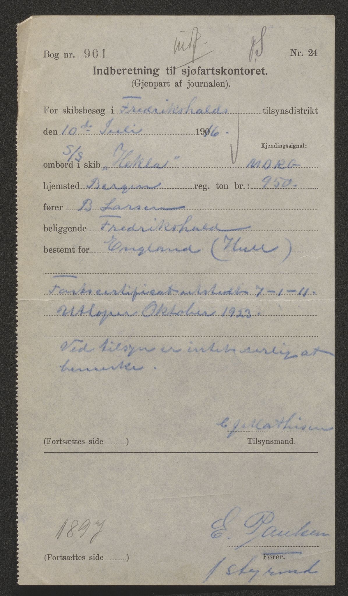 Sjøfartsdirektoratet med forløpere, skipsmapper slettede skip, RA/S-4998/F/Fa/L0483: --, 1874-1933, p. 678