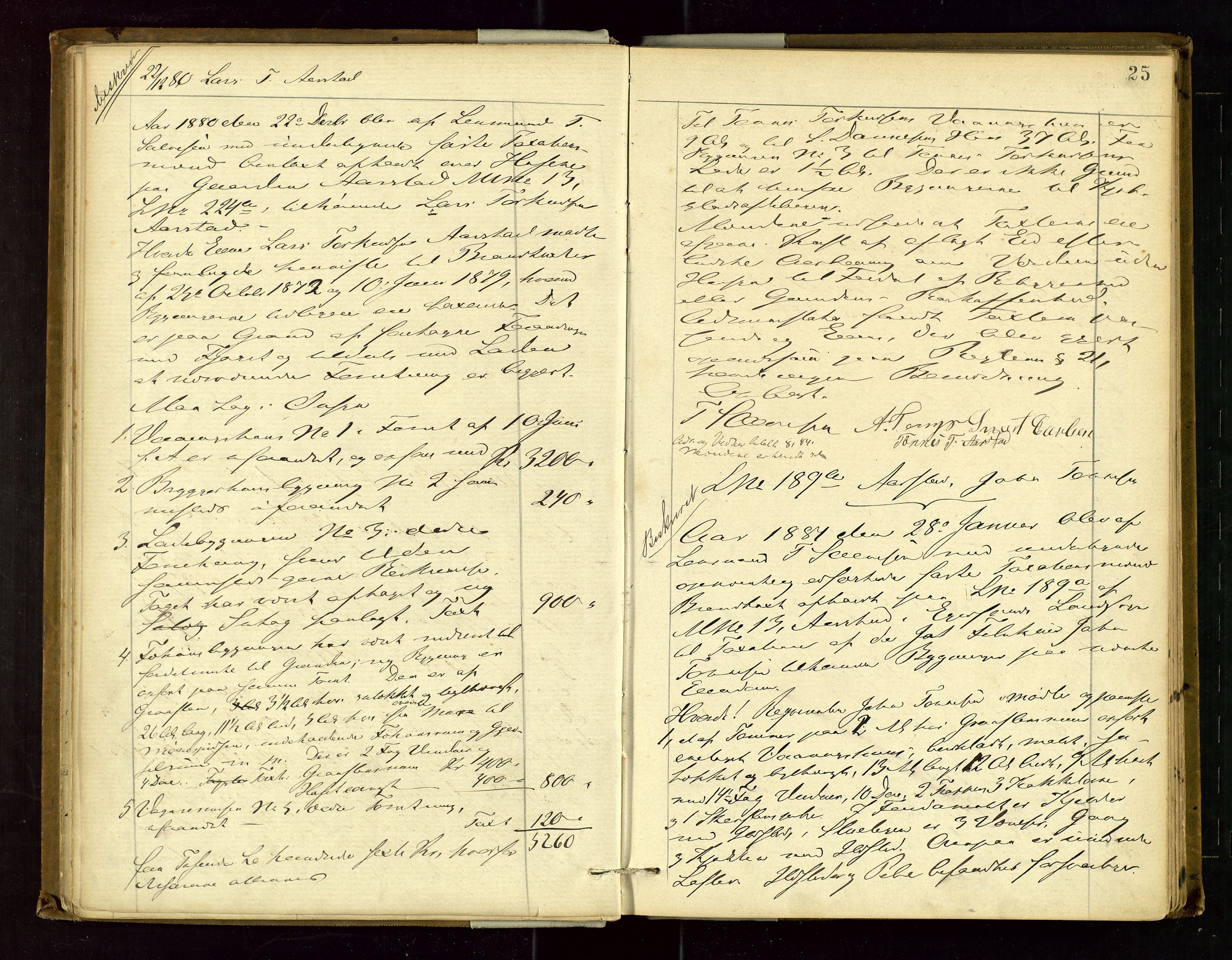 Eigersund lensmannskontor, AV/SAST-A-100171/Goa/L0003: "Brandtaxations-protokol", 1876-1893, p. 24b-25a