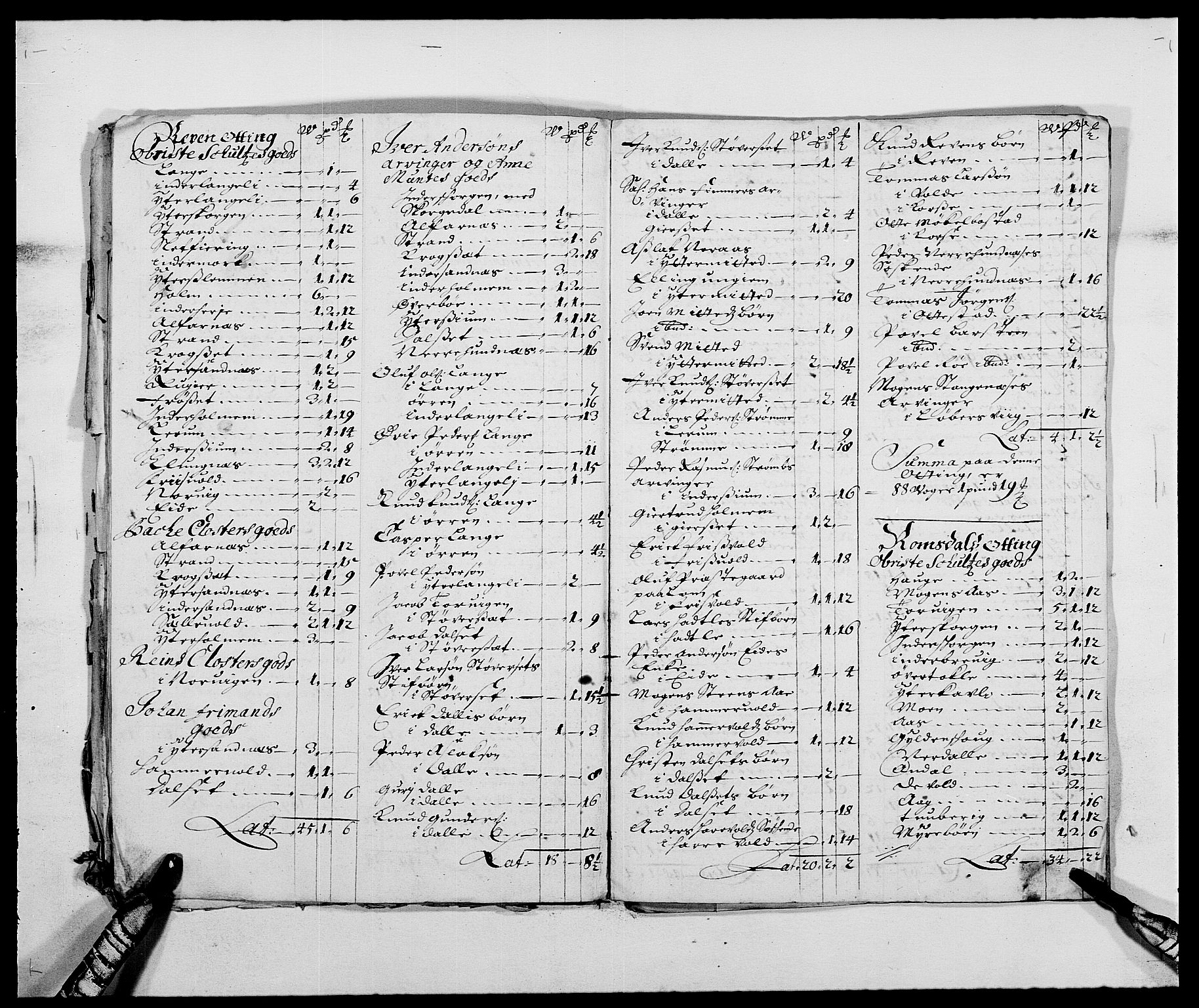 Rentekammeret inntil 1814, Reviderte regnskaper, Fogderegnskap, RA/EA-4092/R55/L3648: Fogderegnskap Romsdal, 1687-1689, p. 74