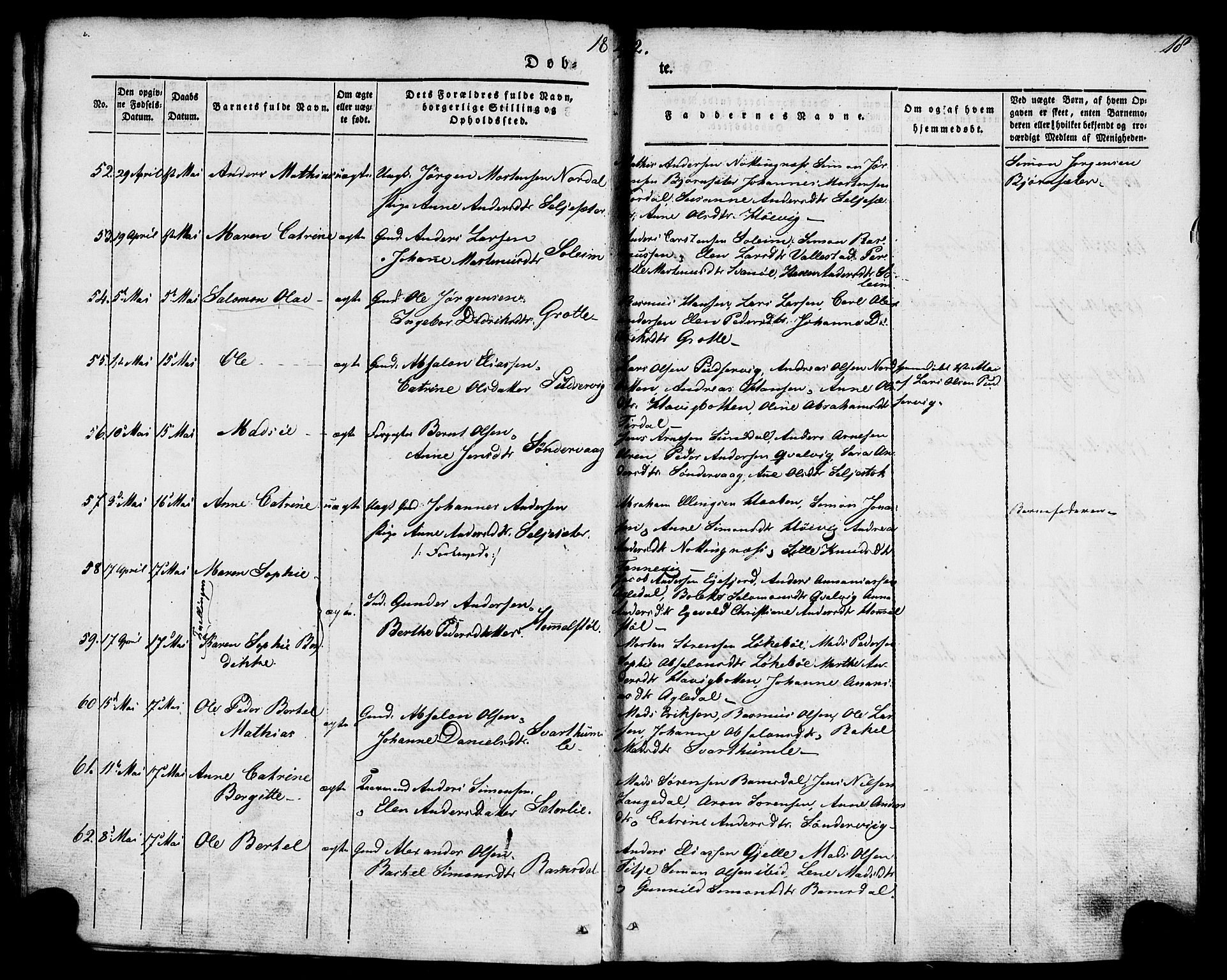 Kinn sokneprestembete, AV/SAB-A-80801/H/Haa/Haaa/L0005: Parish register (official) no. A 5, 1841-1857, p. 18