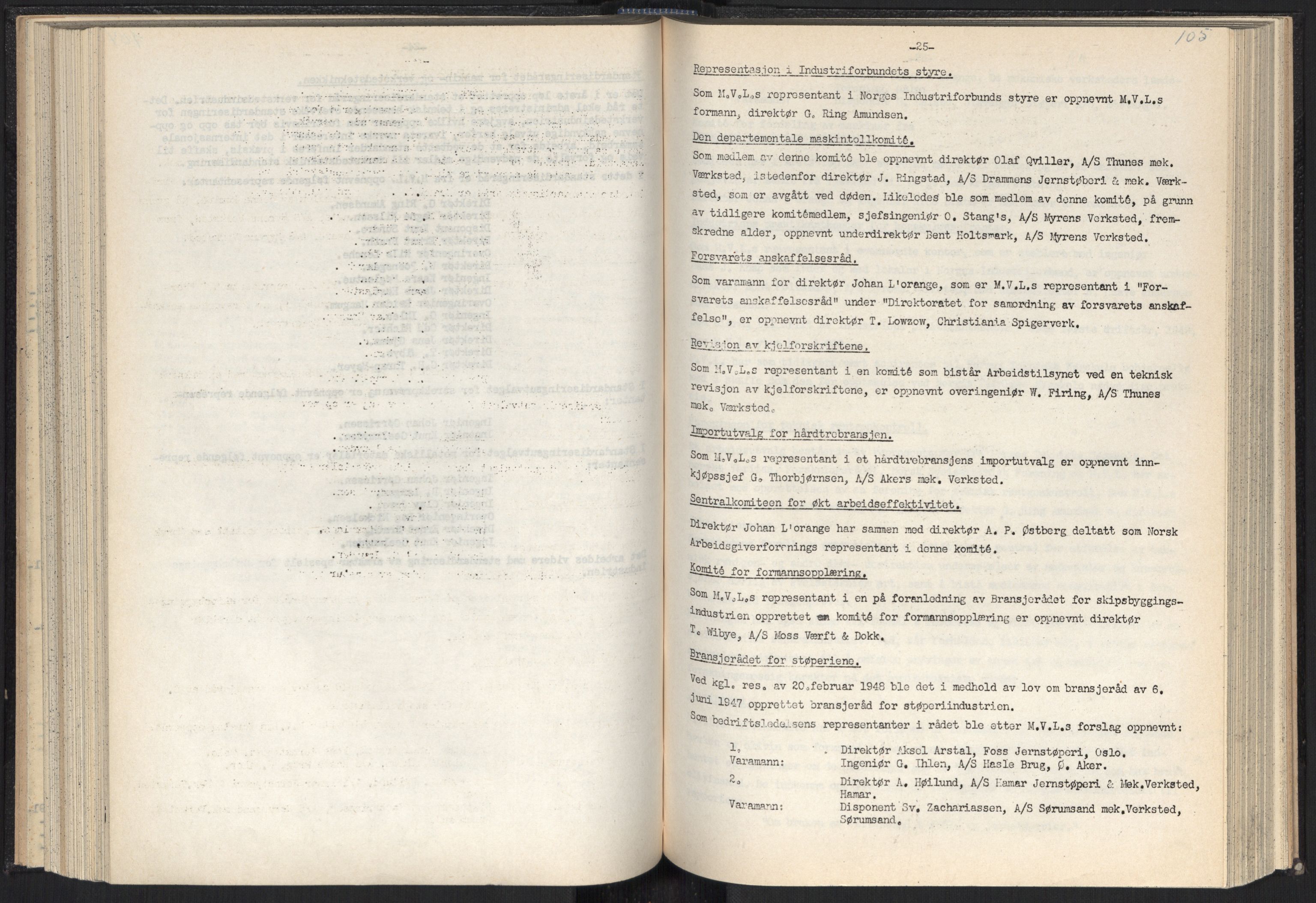 Teknologibedriftenes Landsforening TBL, AV/RA-PA-1700/A/Ad/L0007: Årsberetning med register, 1940-1951, p. 105