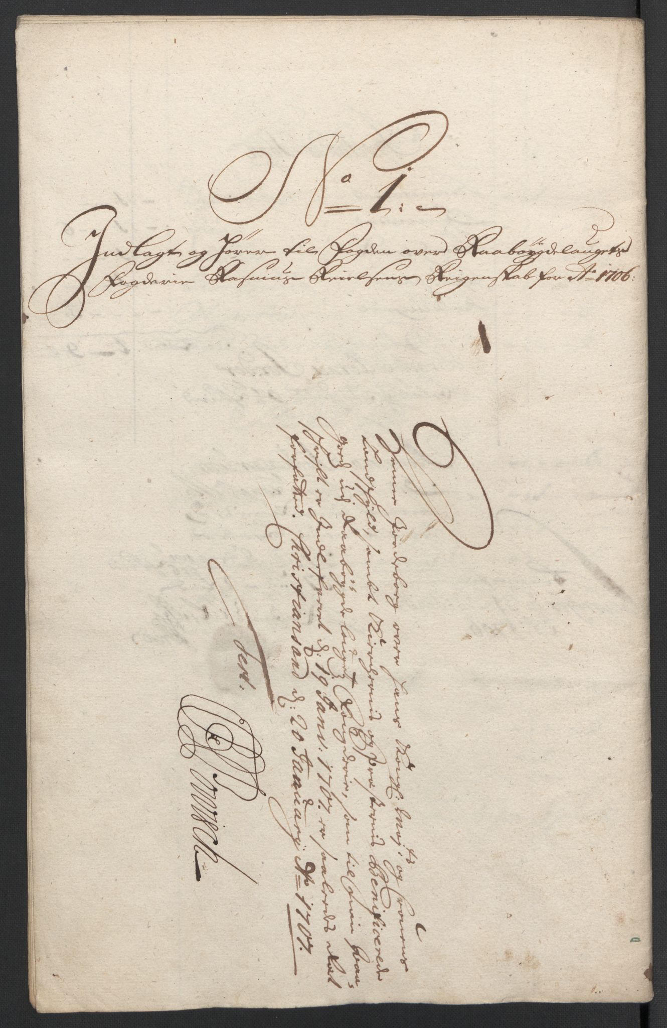 Rentekammeret inntil 1814, Reviderte regnskaper, Fogderegnskap, AV/RA-EA-4092/R40/L2448: Fogderegnskap Råbyggelag, 1706-1708, p. 33