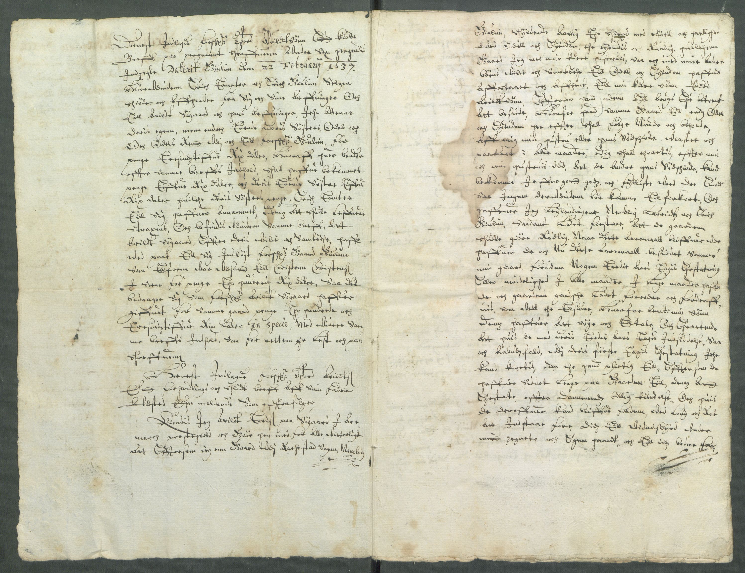 Riksarkivets diplomsamling, AV/RA-EA-5965/F02/L0161: Dokumenter, 1648, p. 110