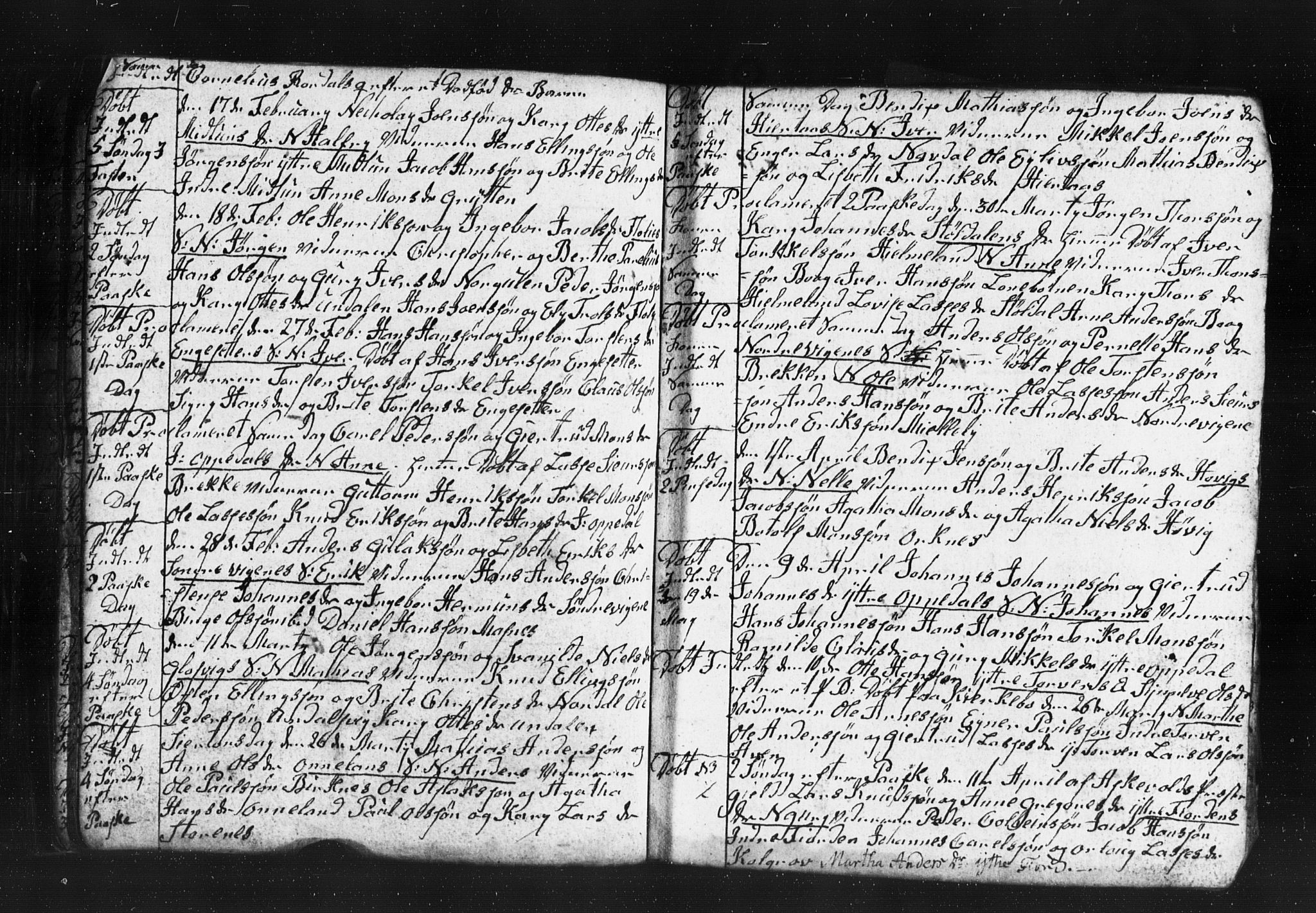 Gulen sokneprestembete, AV/SAB-A-80201/H/Hab: Parish register (copy) no. A 2, 1791-1814