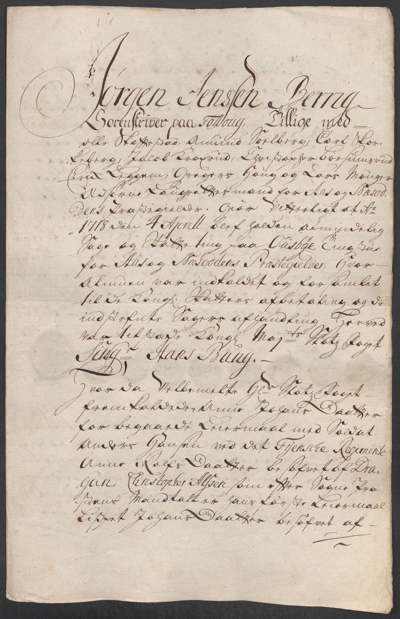 Rentekammeret inntil 1814, Reviderte regnskaper, Fogderegnskap, AV/RA-EA-4092/R10/L0455: Fogderegnskap Aker og Follo, 1717, p. 270