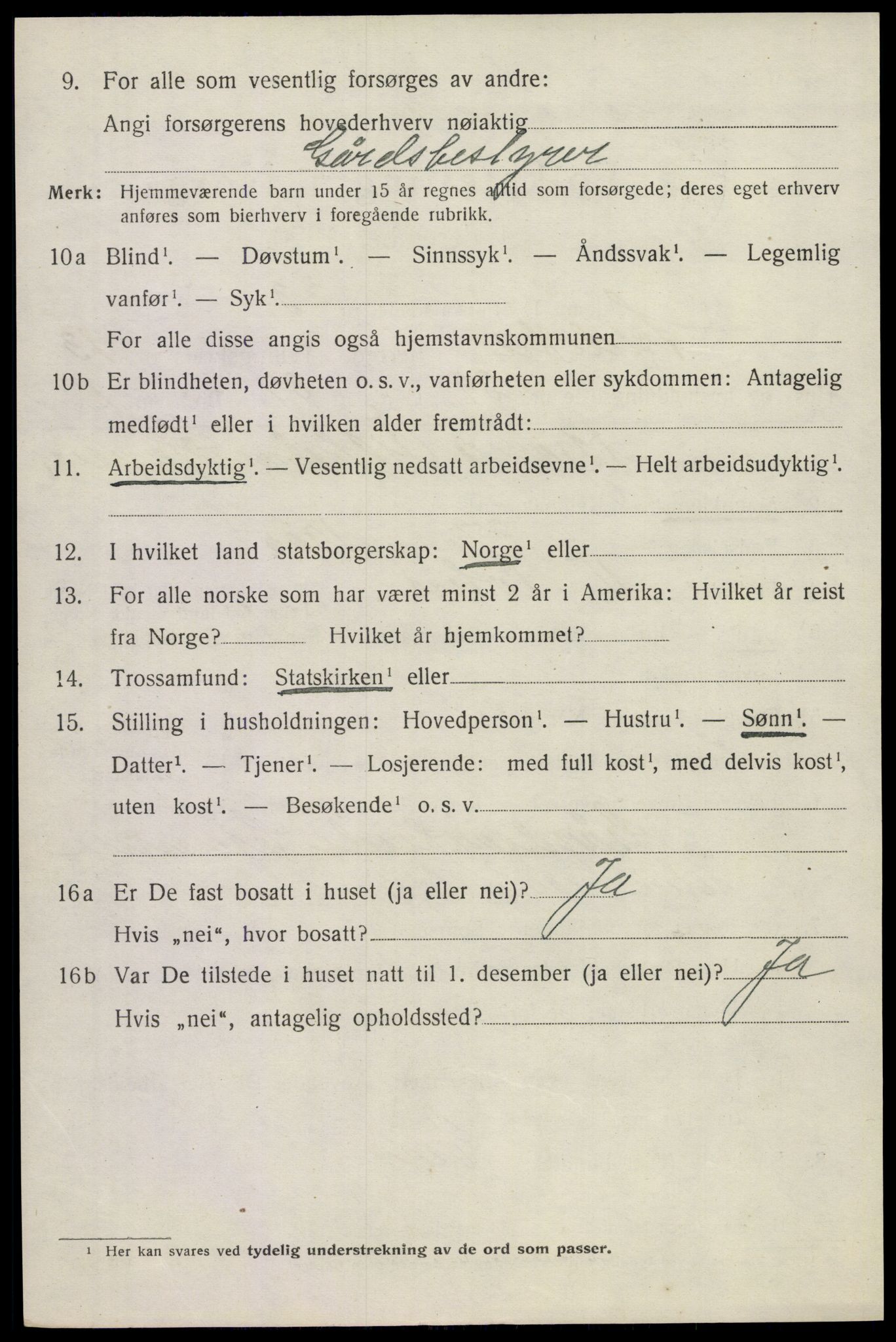 SAKO, 1920 census for Andebu, 1920, p. 5083