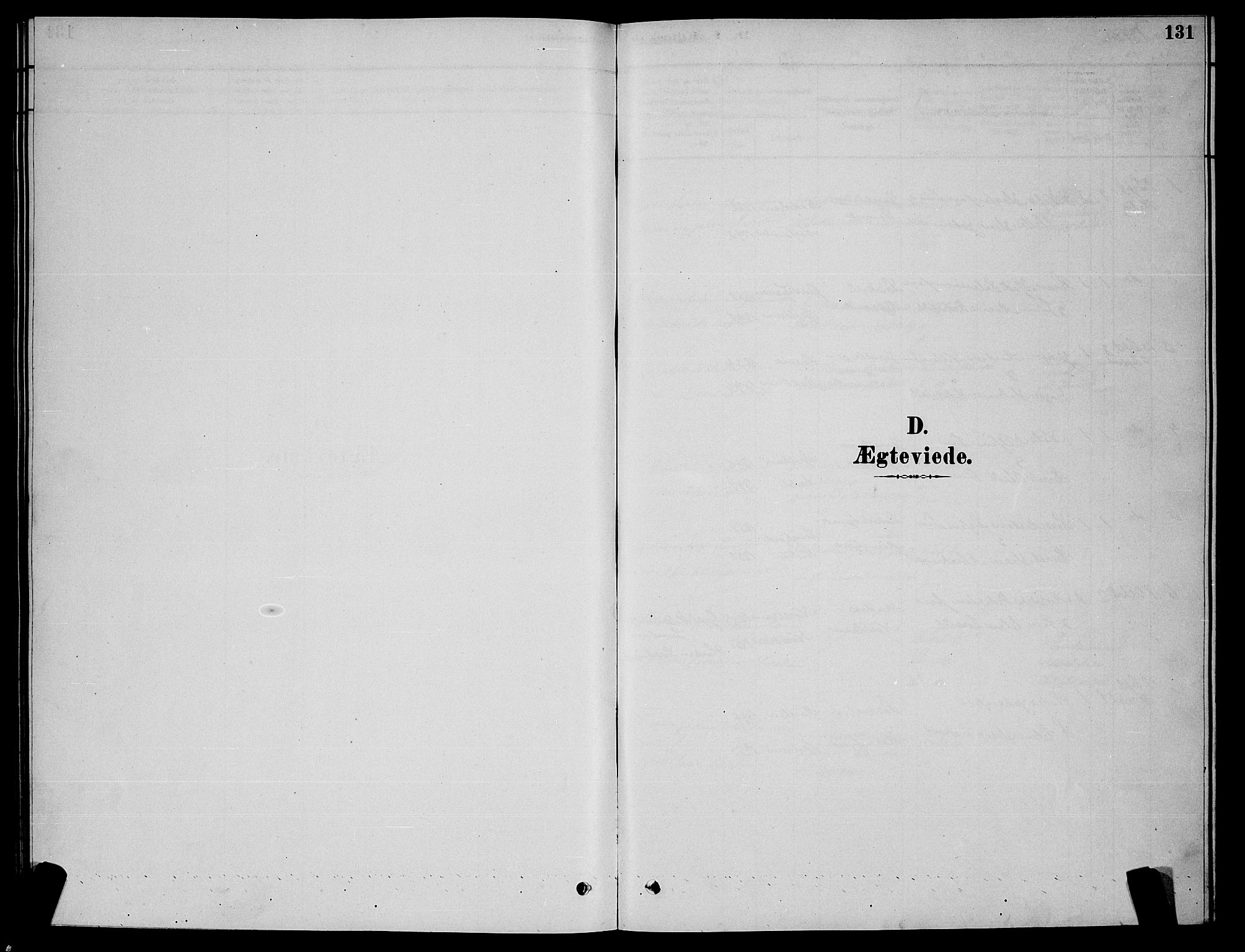 Skjervøy sokneprestkontor, SATØ/S-1300/H/Ha/Hab/L0015klokker: Parish register (copy) no. 15, 1878-1890, p. 131
