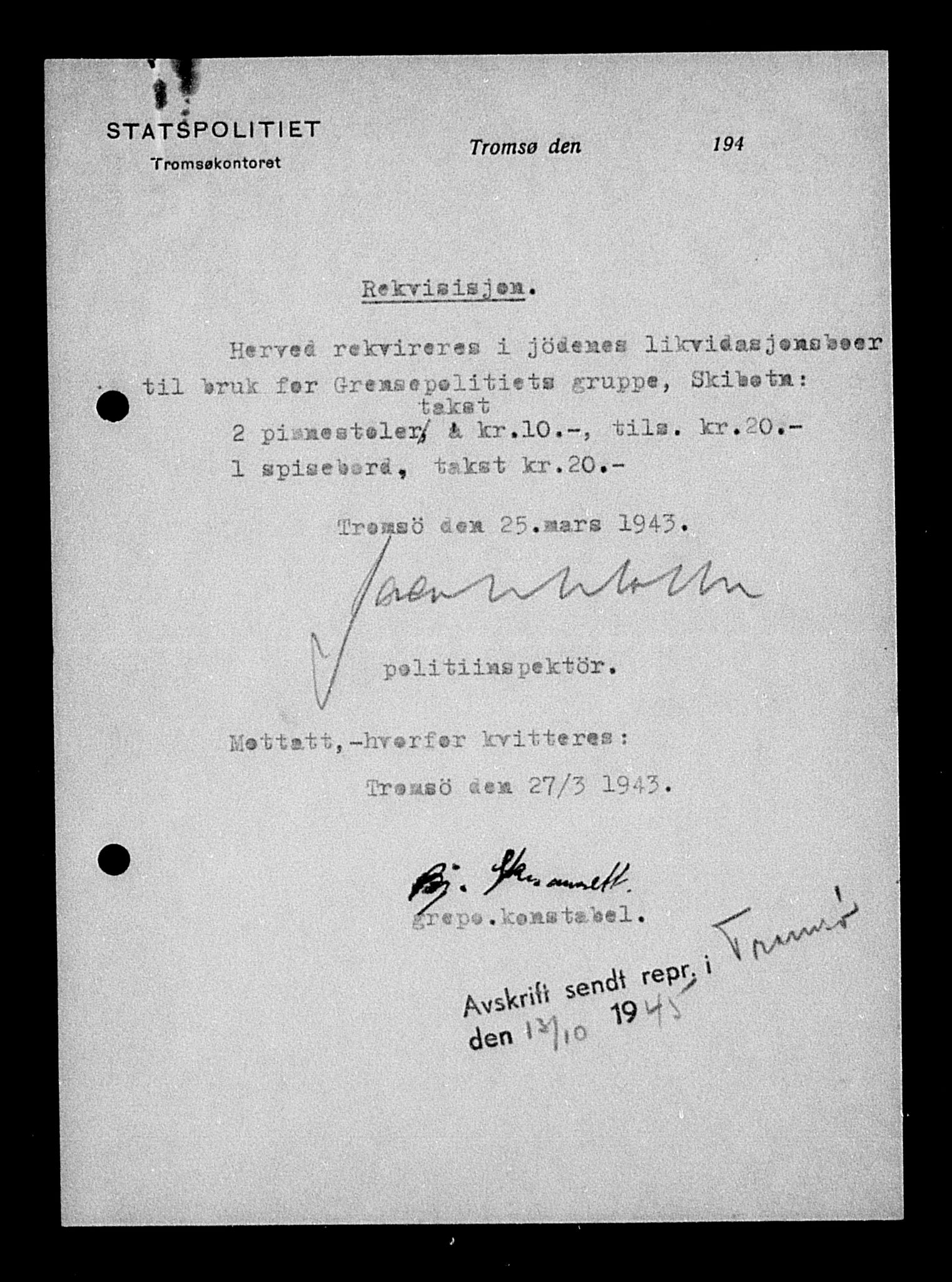 Justisdepartementet, Tilbakeføringskontoret for inndratte formuer, AV/RA-S-1564/H/Hc/Hcb/L0916: --, 1945-1947, p. 178