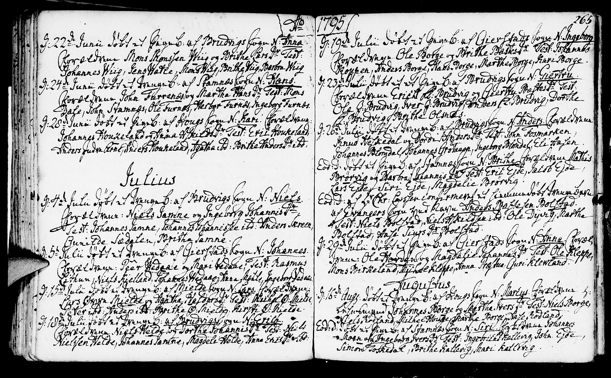 Haus sokneprestembete, AV/SAB-A-75601/H/Haa: Parish register (official) no. A 10, 1782-1796, p. 265