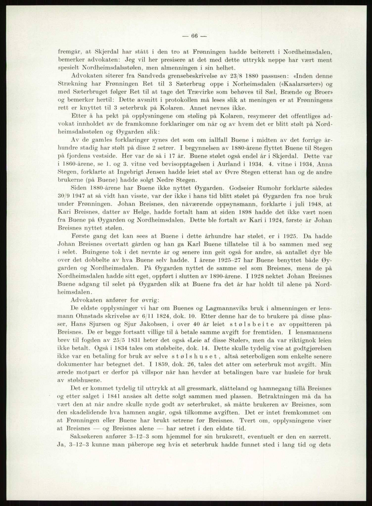 Høyfjellskommisjonen, RA/S-1546/X/Xa/L0001: Nr. 1-33, 1909-1953, p. 3315