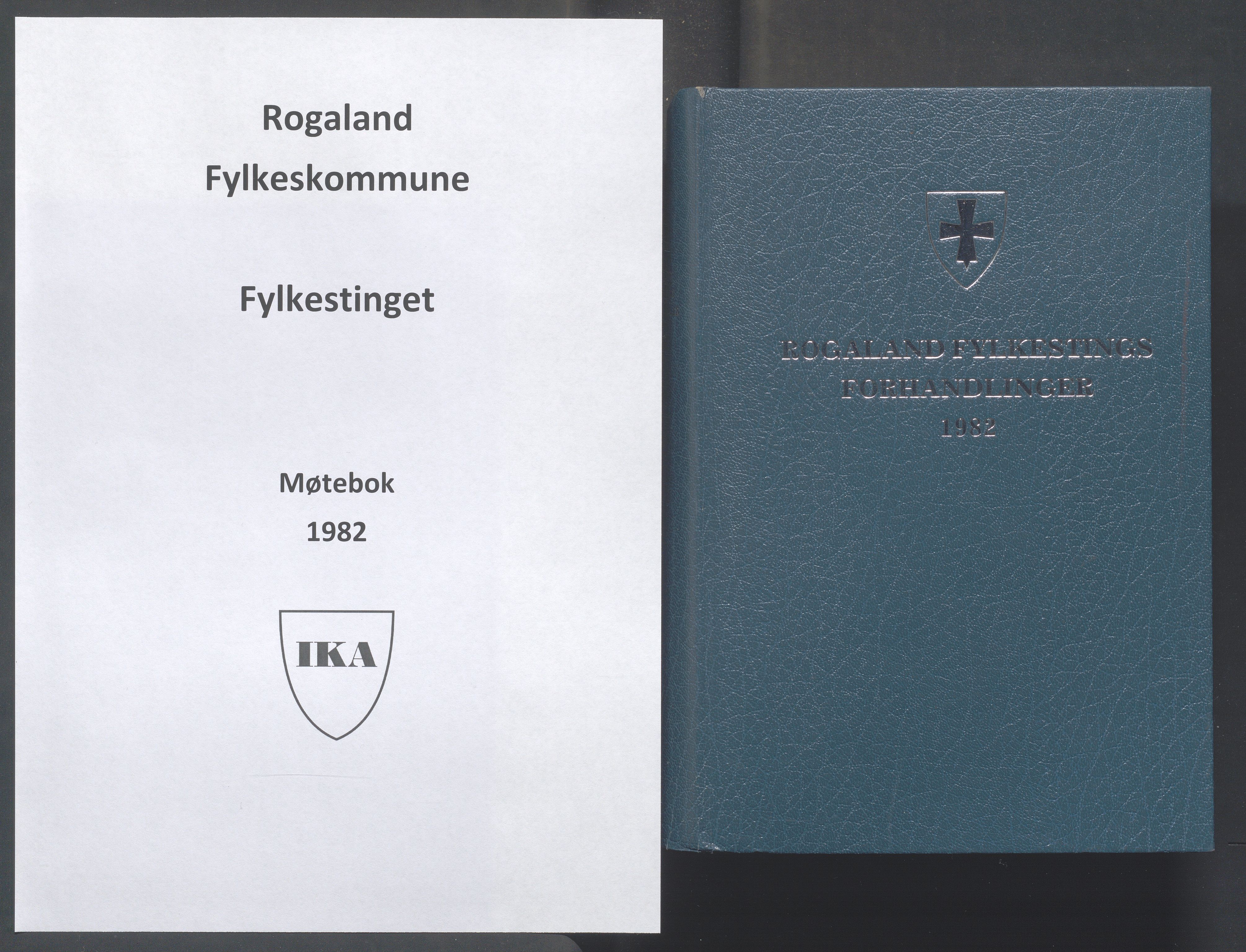 Rogaland fylkeskommune - Fylkesrådmannen , IKAR/A-900/A/Aa/Aaa/L0102: Møtebok , 1982