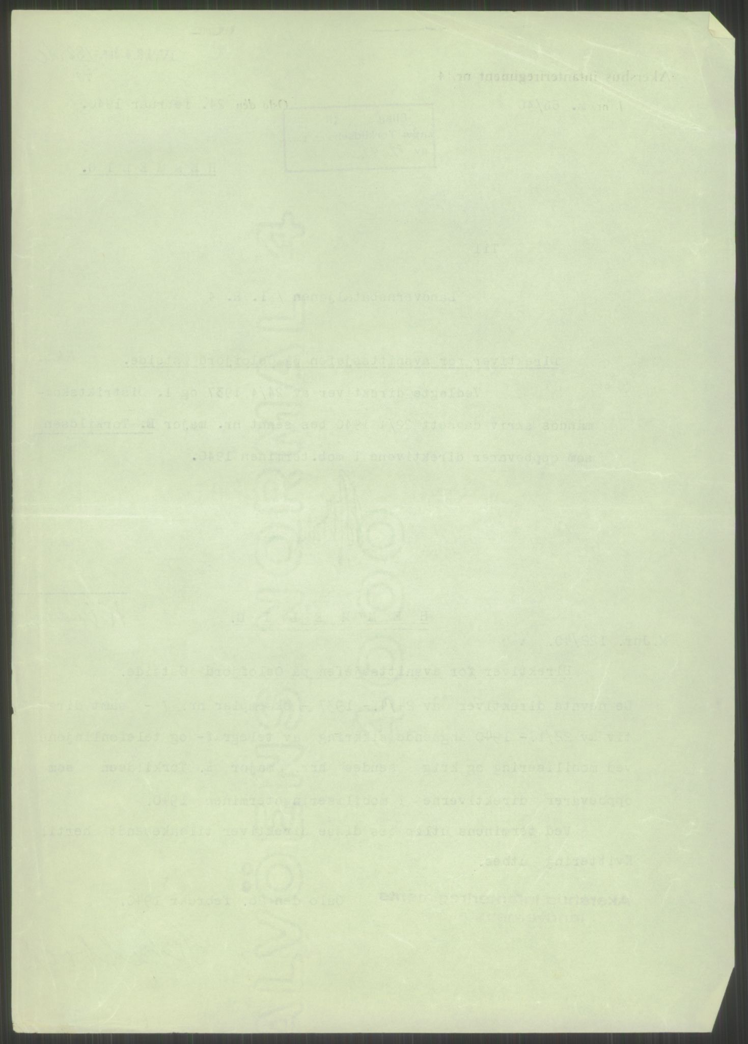 Forsvaret, Forsvarets krigshistoriske avdeling, AV/RA-RAFA-2017/Y/Yb/L0049: II-C-11-100  -  1. Divisjon, 1940, p. 6
