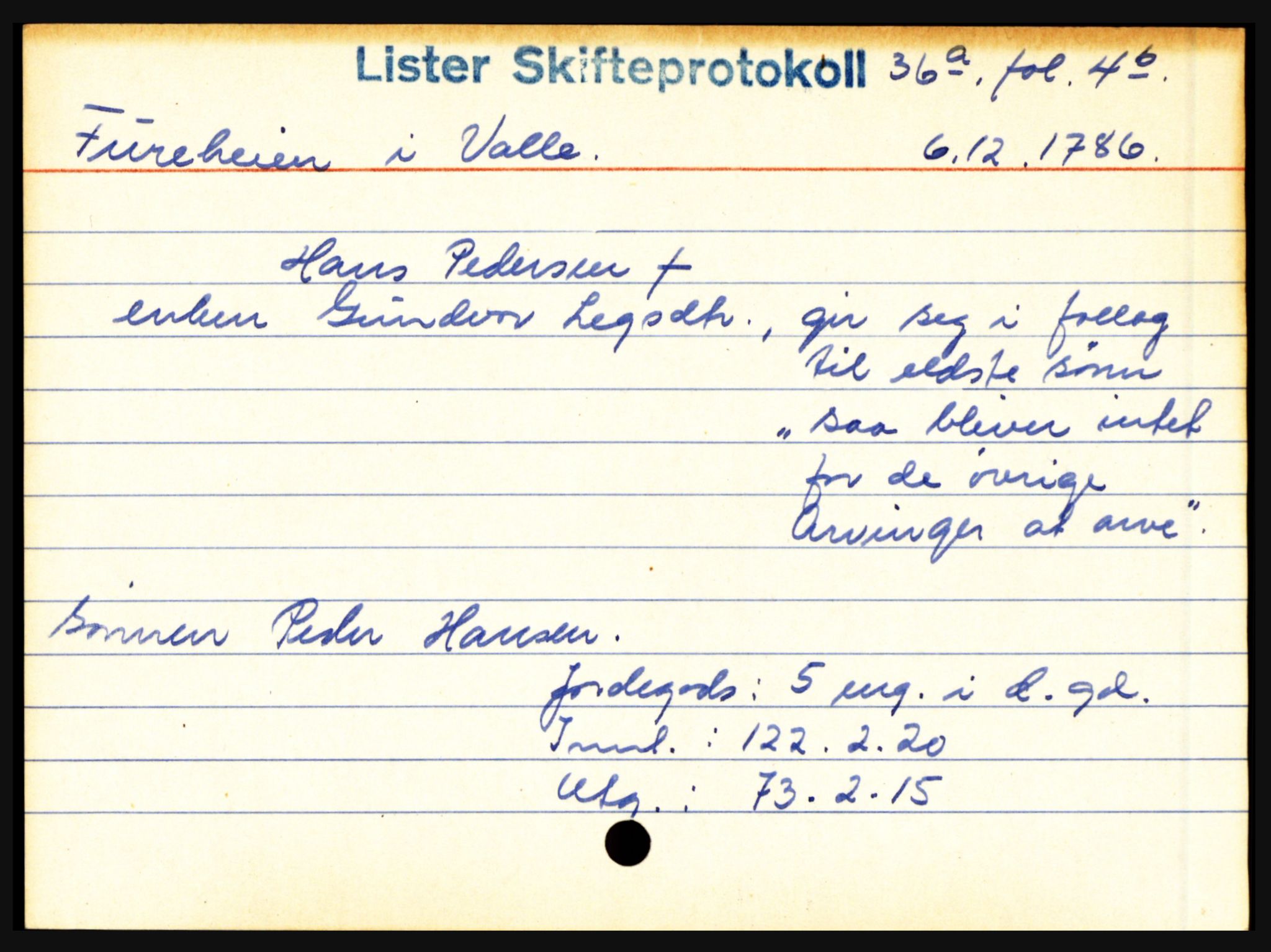 Lister sorenskriveri, AV/SAK-1221-0003/H, p. 11061