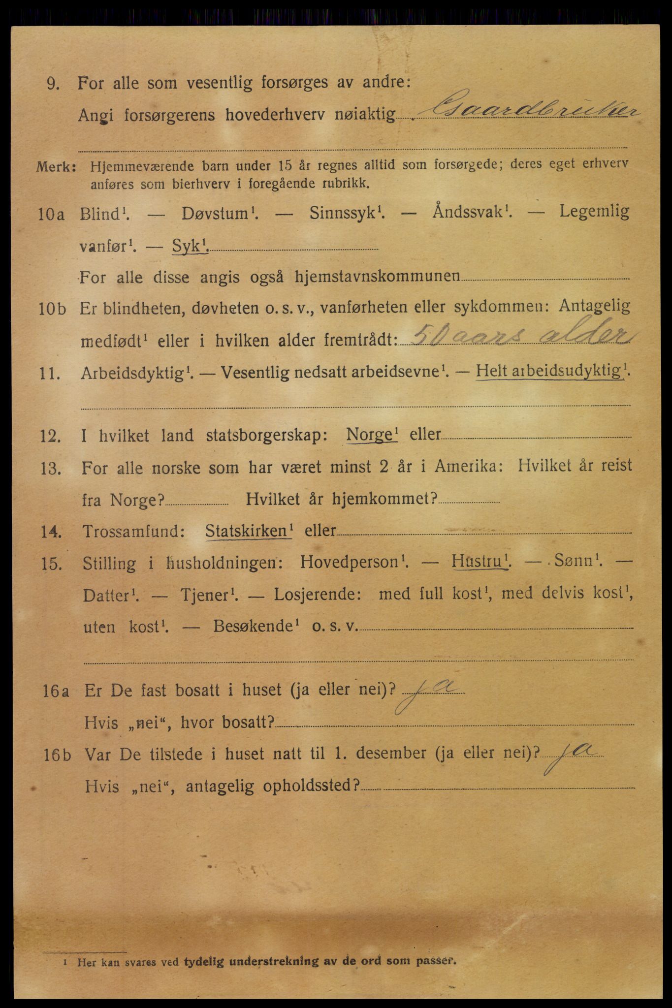 SAH, 1920 census for Sør-Aurdal, 1920, p. 1778