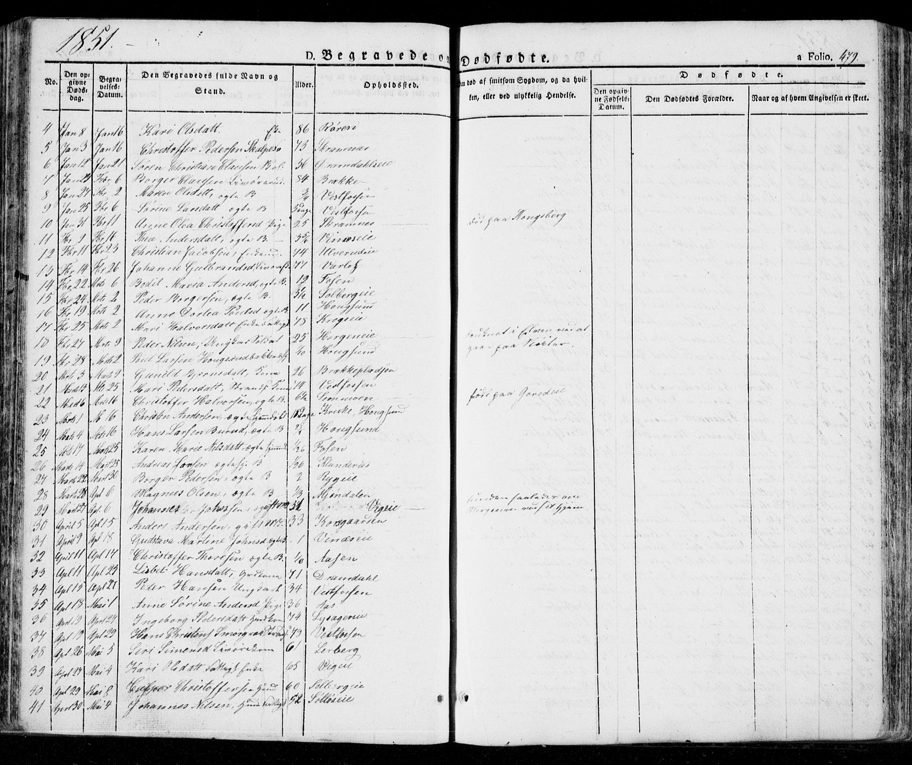 Eiker kirkebøker, SAKO/A-4/G/Ga/L0002: Parish register (copy) no. I 2, 1832-1856, p. 479