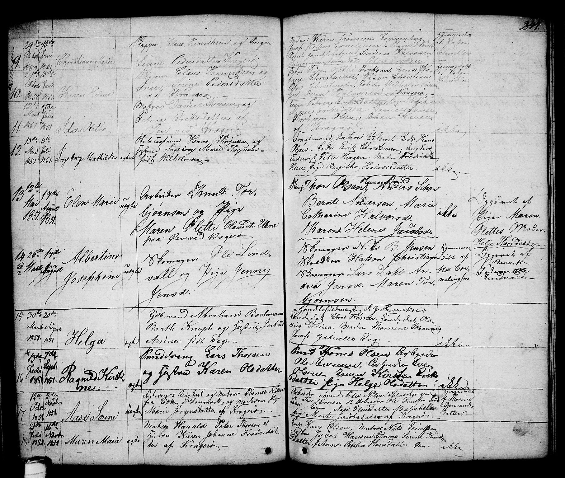 Kragerø kirkebøker, SAKO/A-278/G/Ga/L0003: Parish register (copy) no. 3, 1832-1852, p. 244