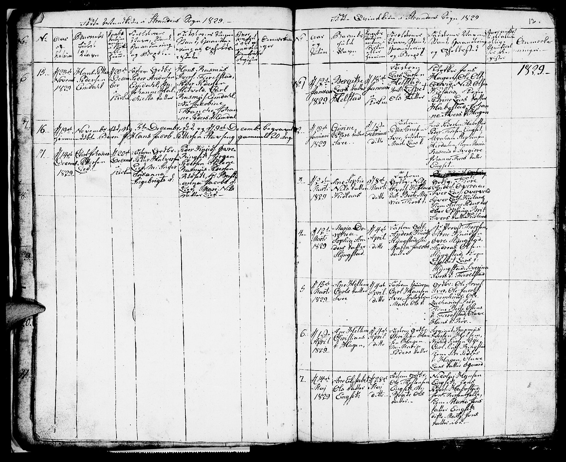Ministerialprotokoller, klokkerbøker og fødselsregistre - Møre og Romsdal, SAT/A-1454/520/L0290: Parish register (copy) no. 520C02, 1825-1835, p. 12