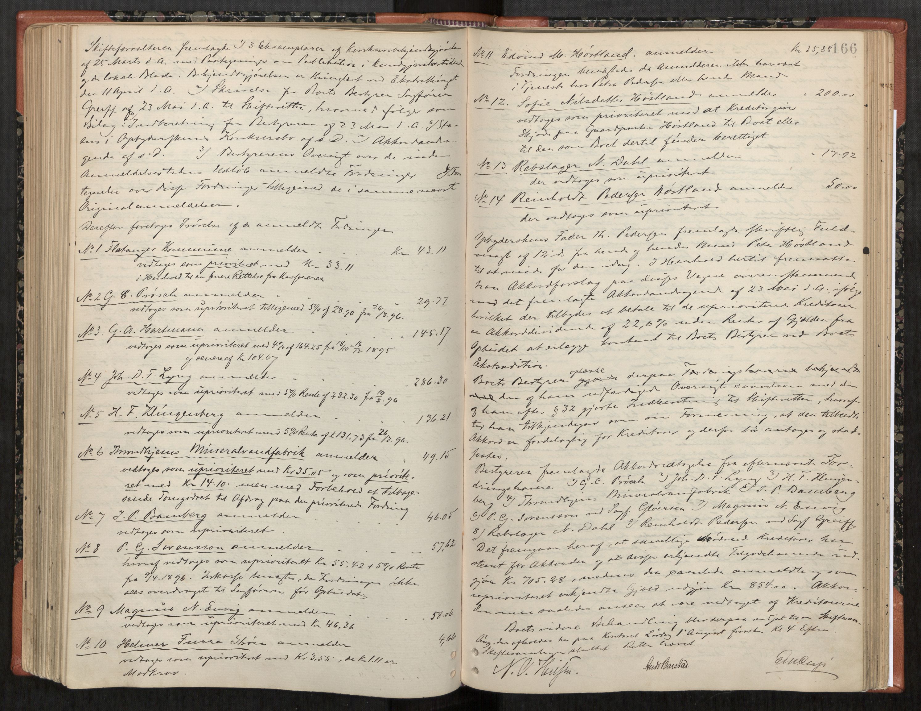 Namdal sorenskriveri, AV/SAT-A-4133/1/3/3B/L0006: Skiftebehandlingsprotokoll, 1888-1899, p. 166