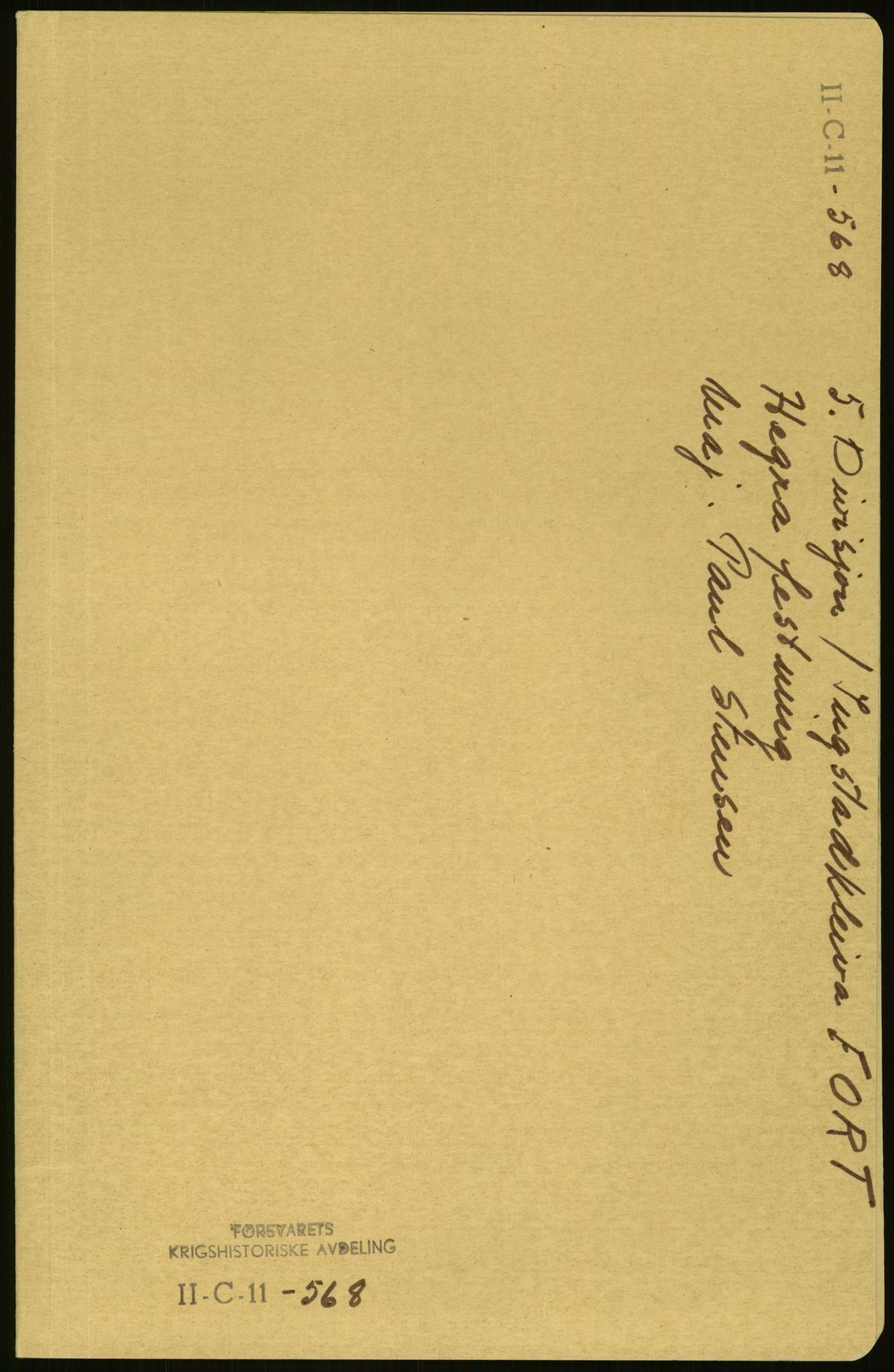 Forsvaret, Forsvarets krigshistoriske avdeling, AV/RA-RAFA-2017/Y/Yb/L0119: II-C-11-568-575  -  5. Divisjon., 1940, p. 777