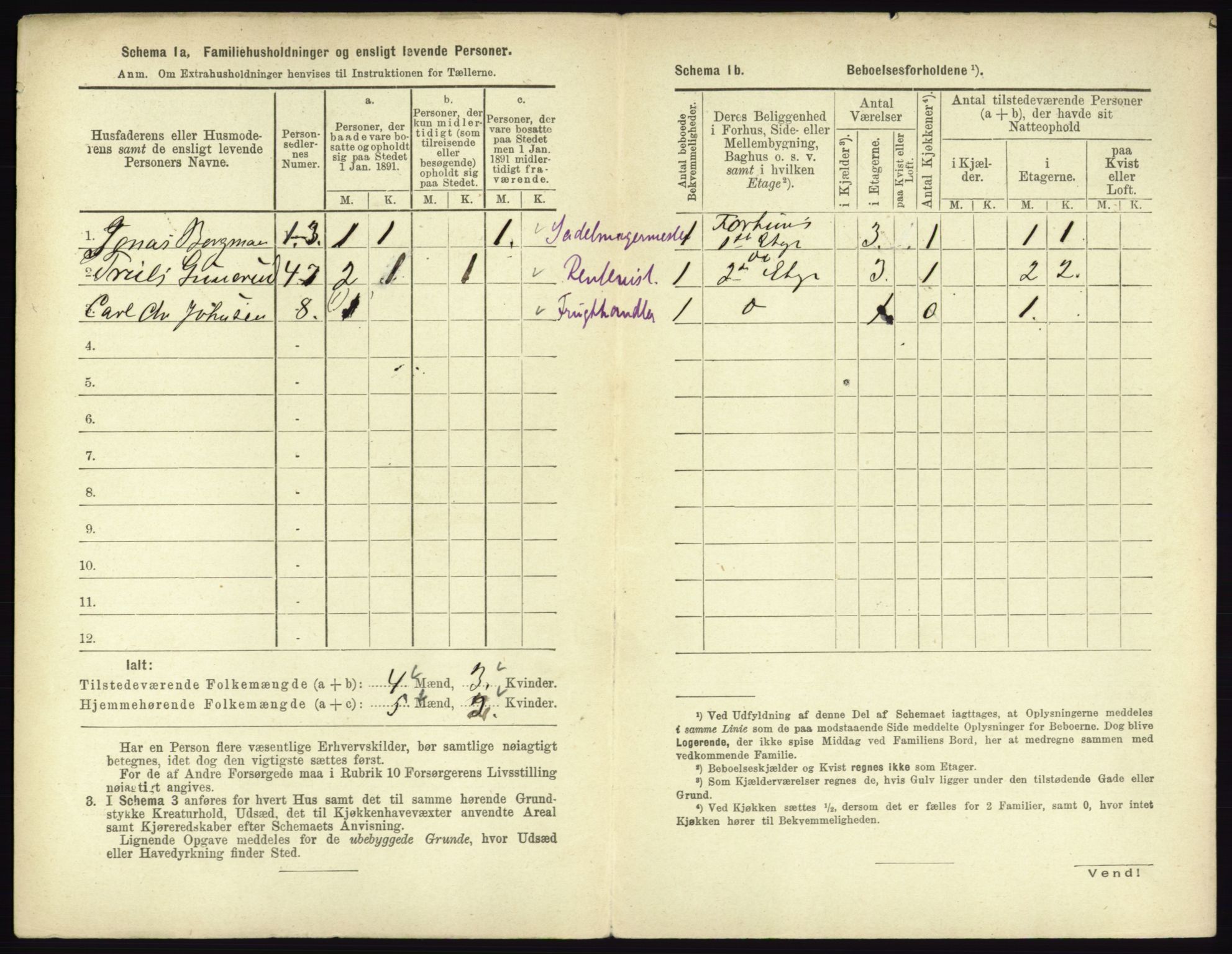 RA, 1891 census for 0602 Drammen, 1891, p. 2244