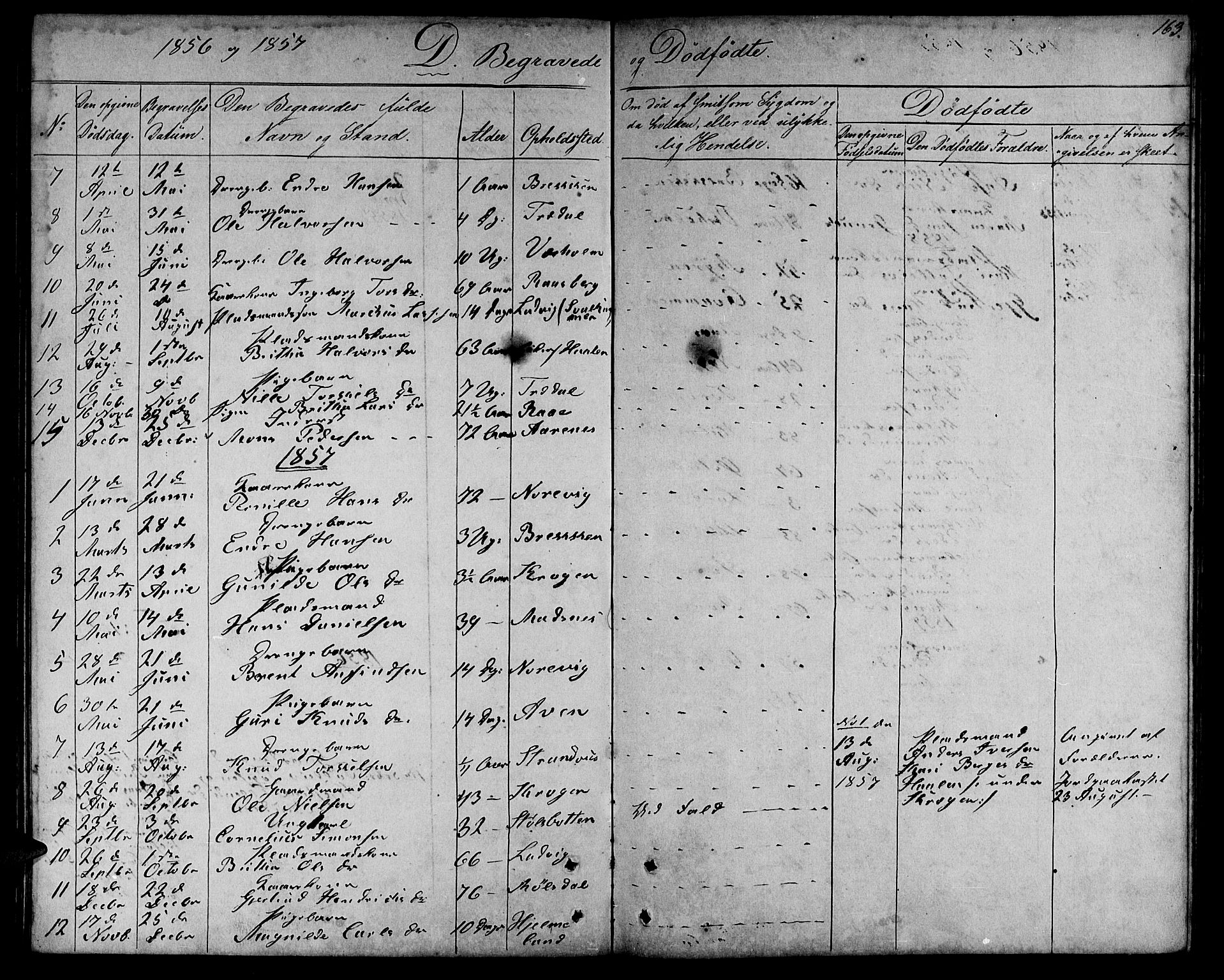 Lavik sokneprestembete, SAB/A-80901: Parish register (copy) no. A 1, 1854-1881, p. 163