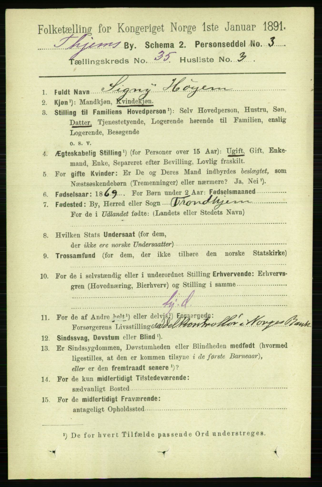 RA, 1891 census for 1601 Trondheim, 1891, p. 26273