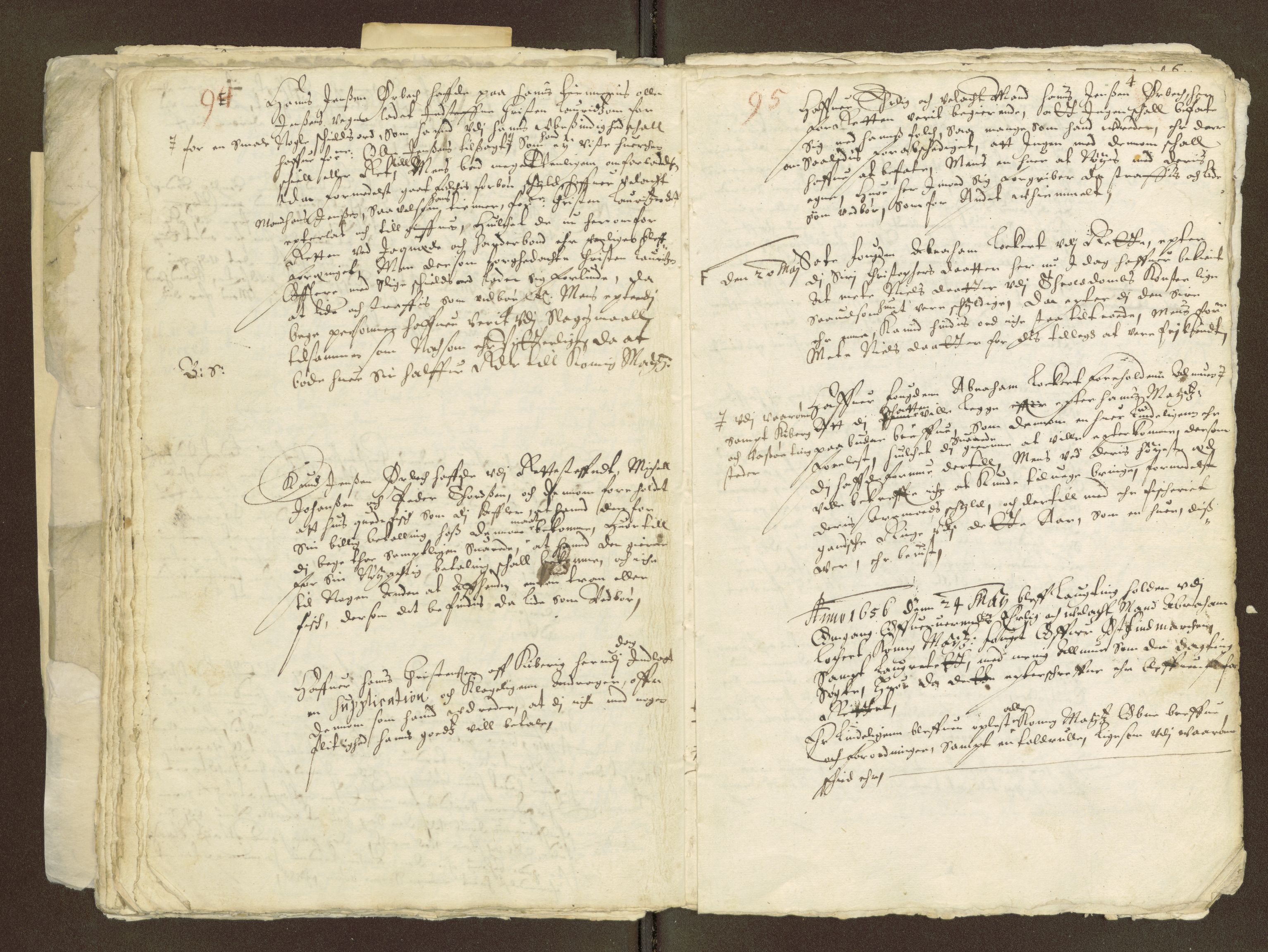 Nordland og Finnmarks lagstol, SAT/A-5608/X/L0001: Lagtingsprotokoll , 1647-1668, p. 94-95