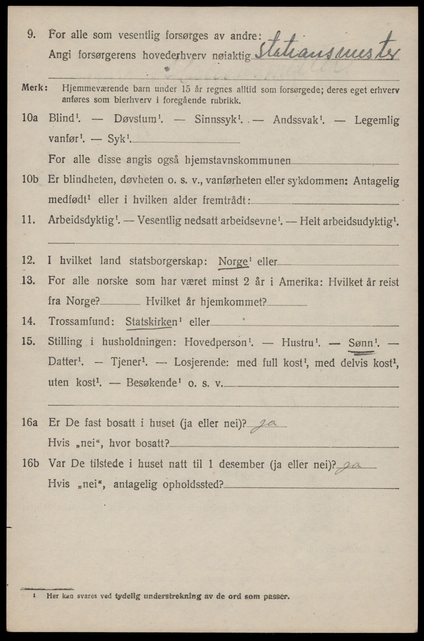 SAST, 1920 census for Nærbø, 1920, p. 3850