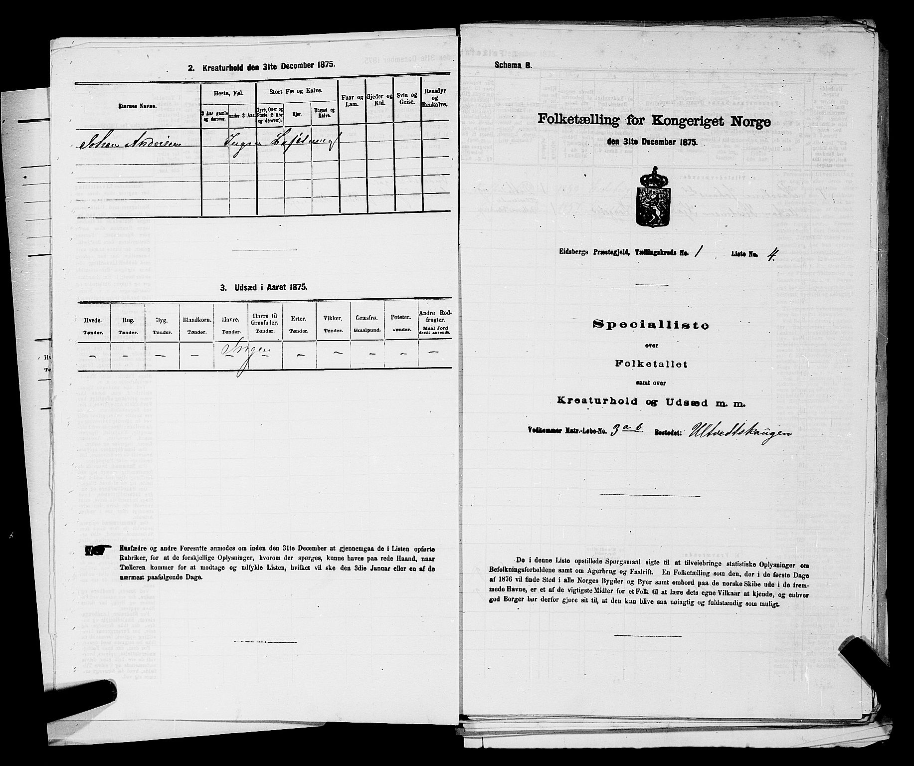 RA, 1875 census for 0125P Eidsberg, 1875, p. 57