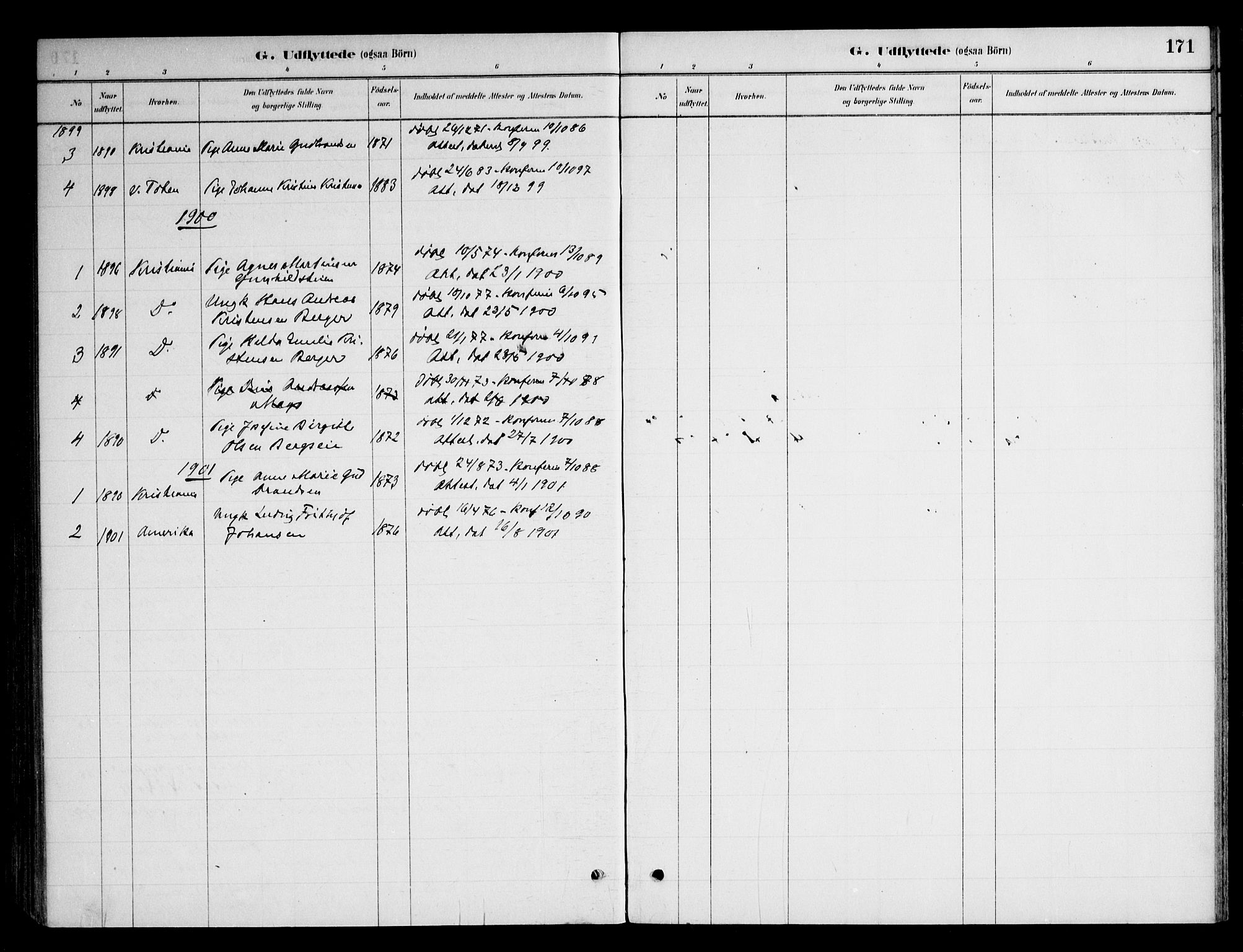 Nittedal prestekontor Kirkebøker, AV/SAO-A-10365a/F/Fb/L0001: Parish register (official) no. II 1, 1879-1901, p. 171