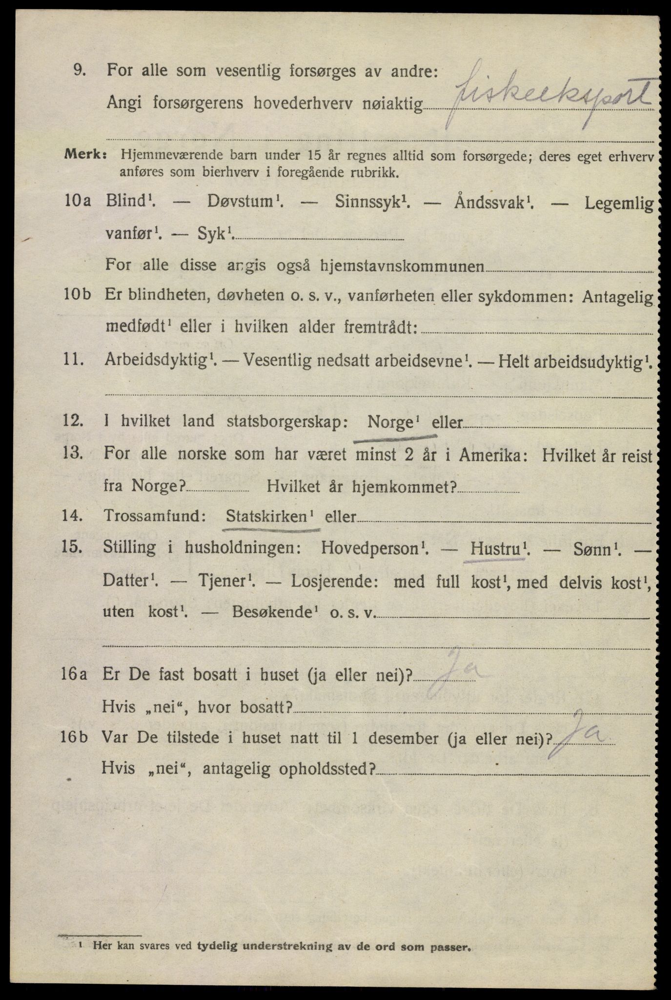 SAKO, 1920 census for Kragerø, 1920, p. 13862