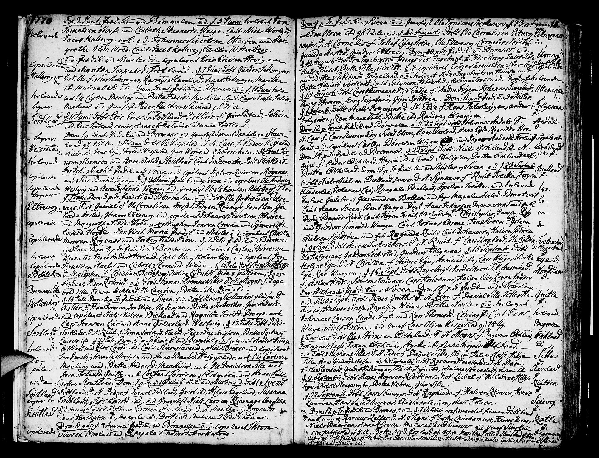 Finnås sokneprestembete, AV/SAB-A-99925/H/Ha/Haa/Haaa/L0003: Parish register (official) no. A 3, 1765-1803, p. 18