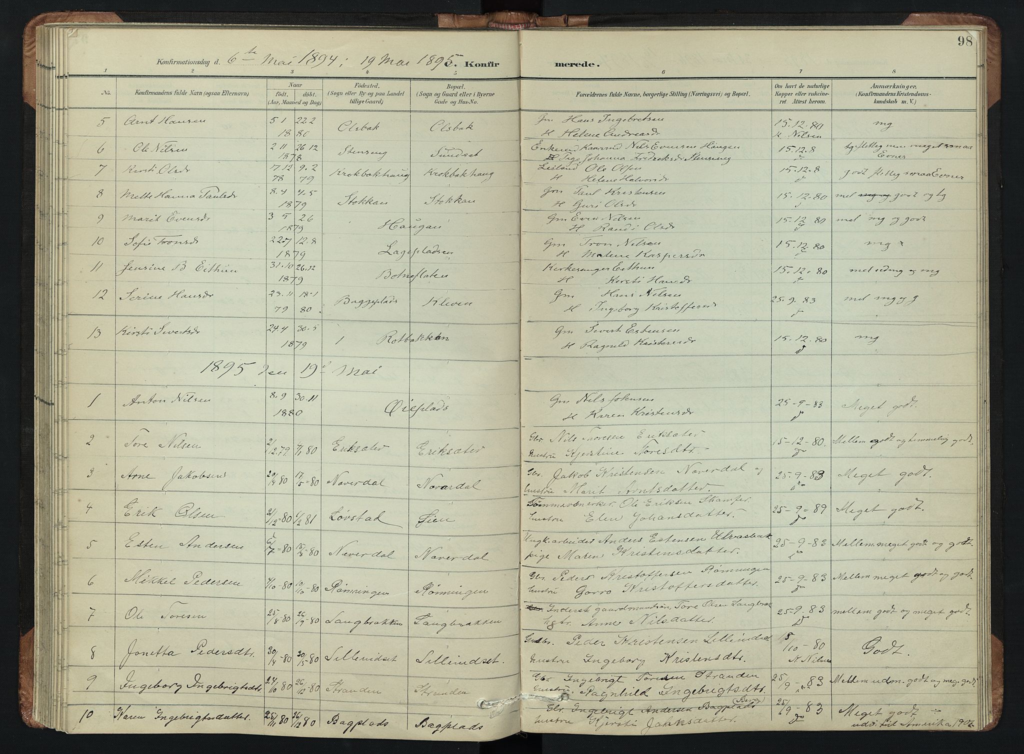 Kvikne prestekontor, AV/SAH-PREST-064/H/Ha/Hab/L0002: Parish register (copy) no. 2, 1859-1901, p. 98