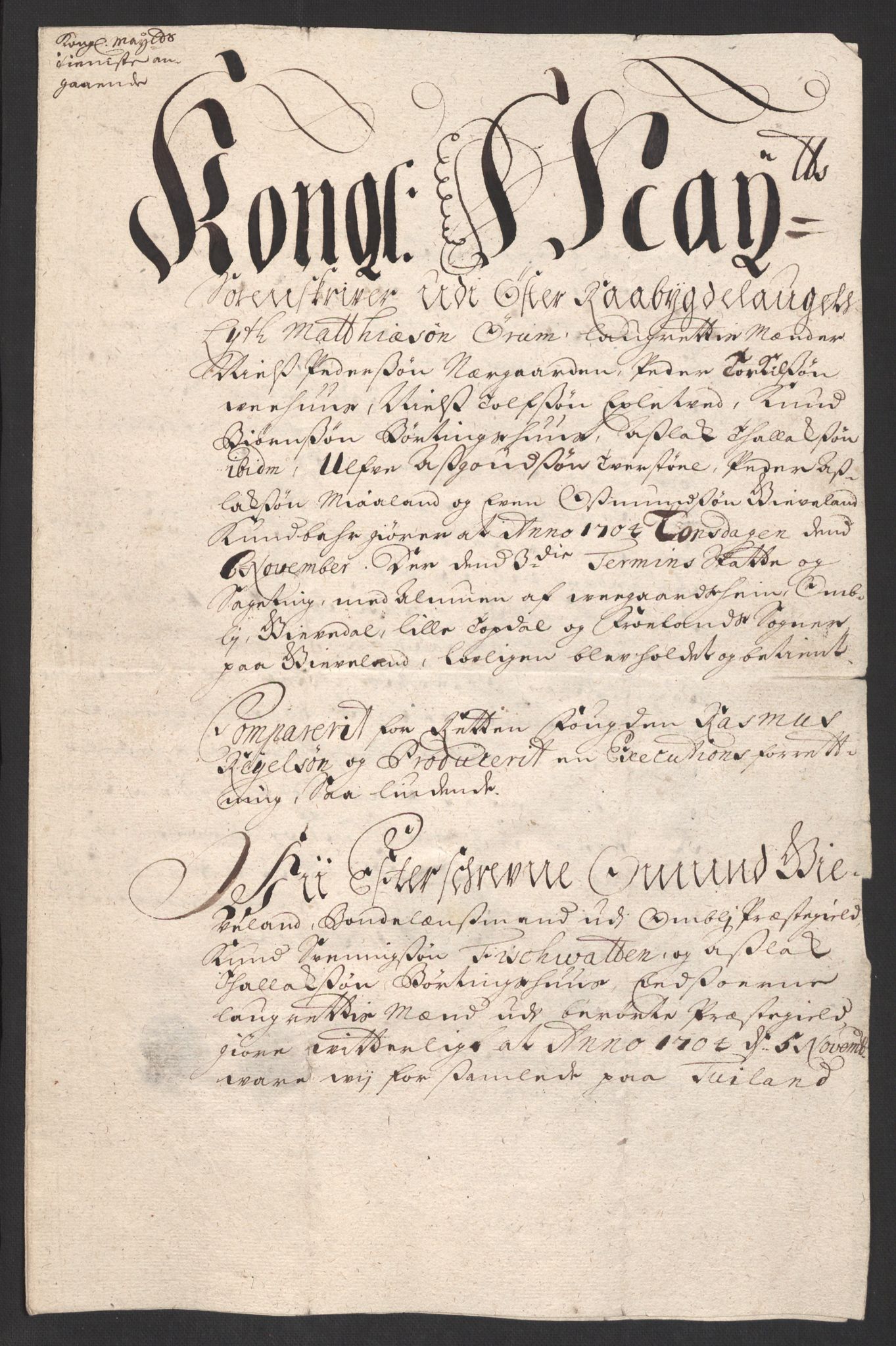 Rentekammeret inntil 1814, Reviderte regnskaper, Fogderegnskap, RA/EA-4092/R40/L2447: Fogderegnskap Råbyggelag, 1703-1705, p. 269