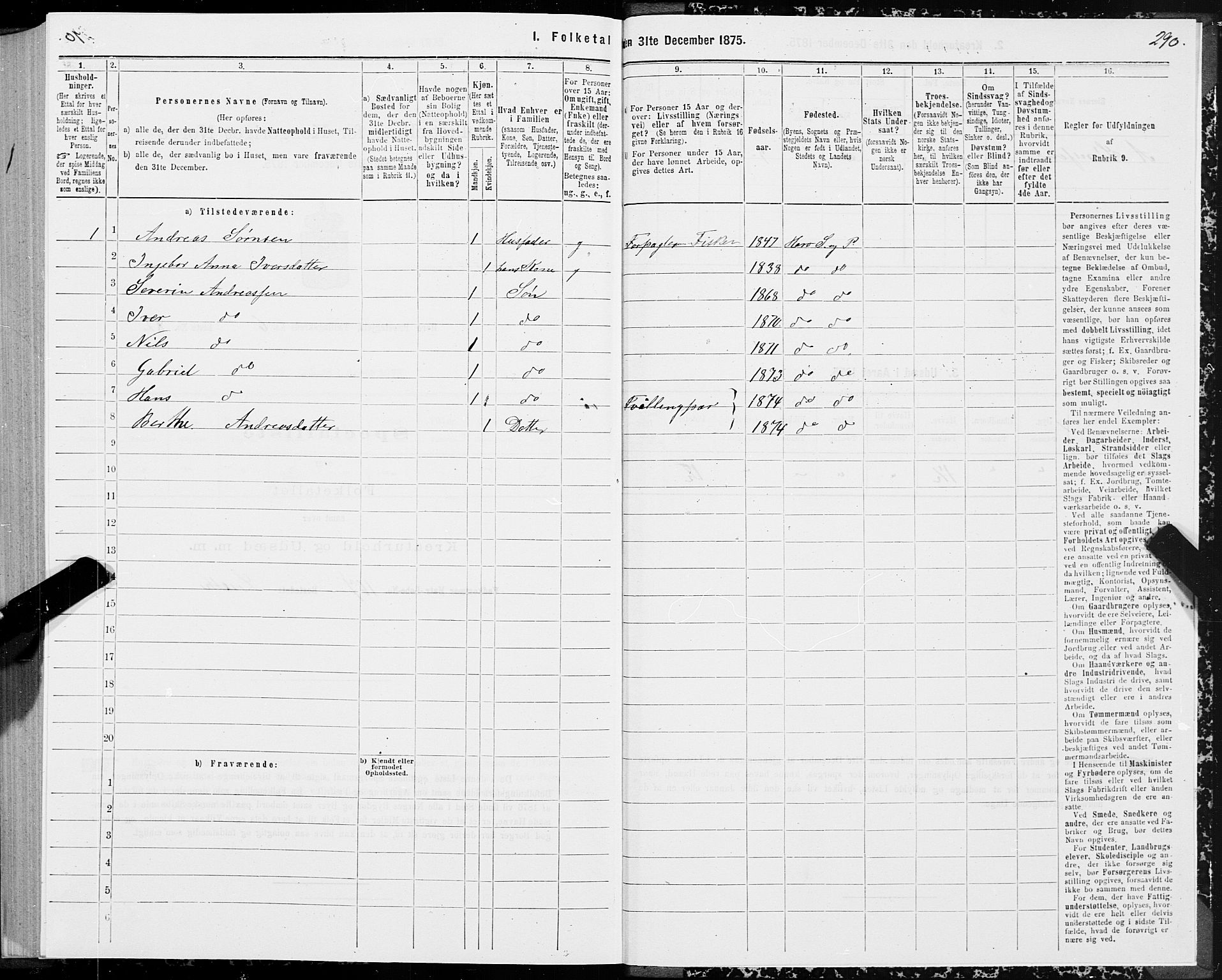 SAT, 1875 census for 1515P Herøy, 1875, p. 3290